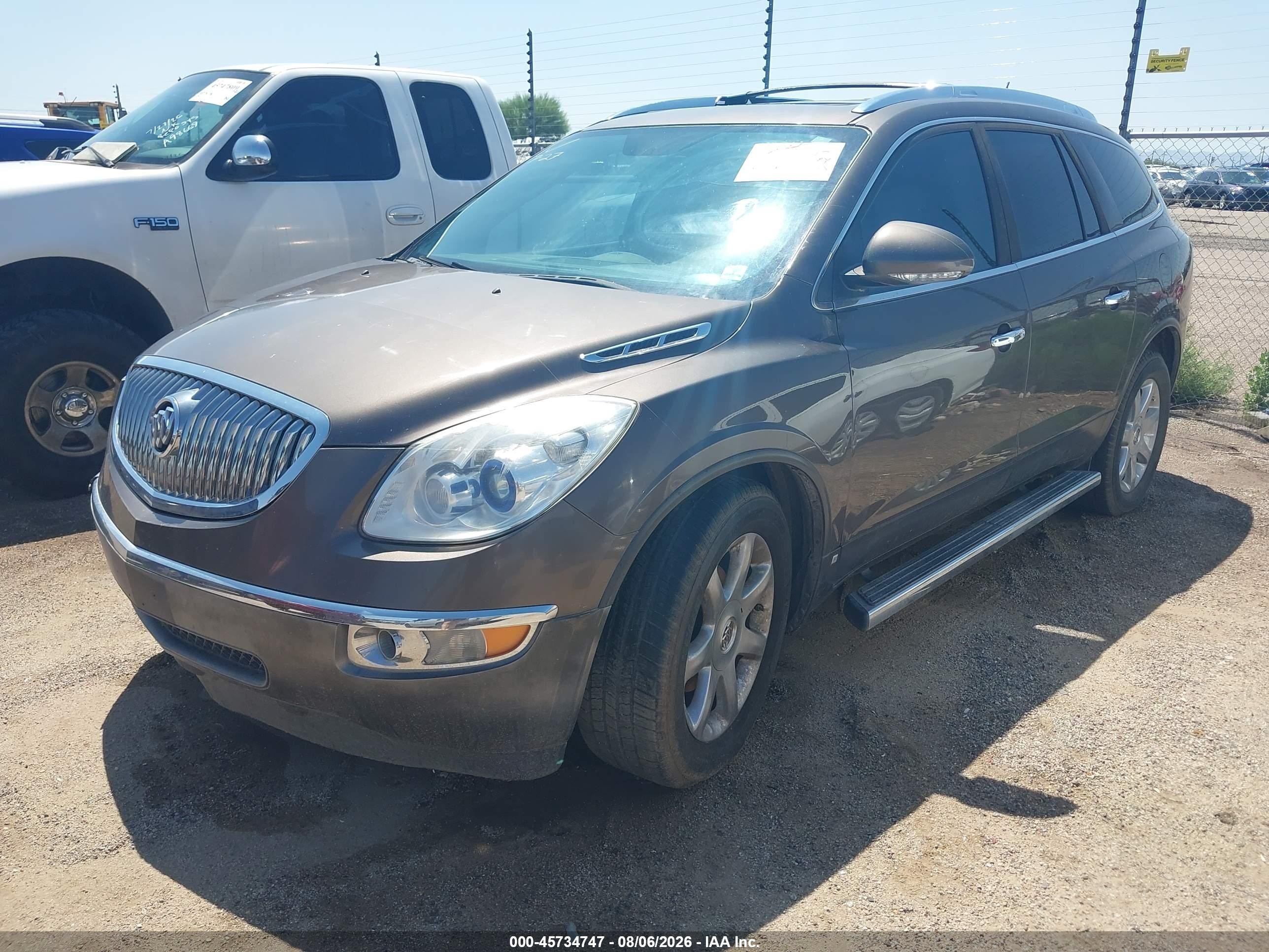 2008 Buick Enclave Cxl Brown vin: 5GAER23758J107763