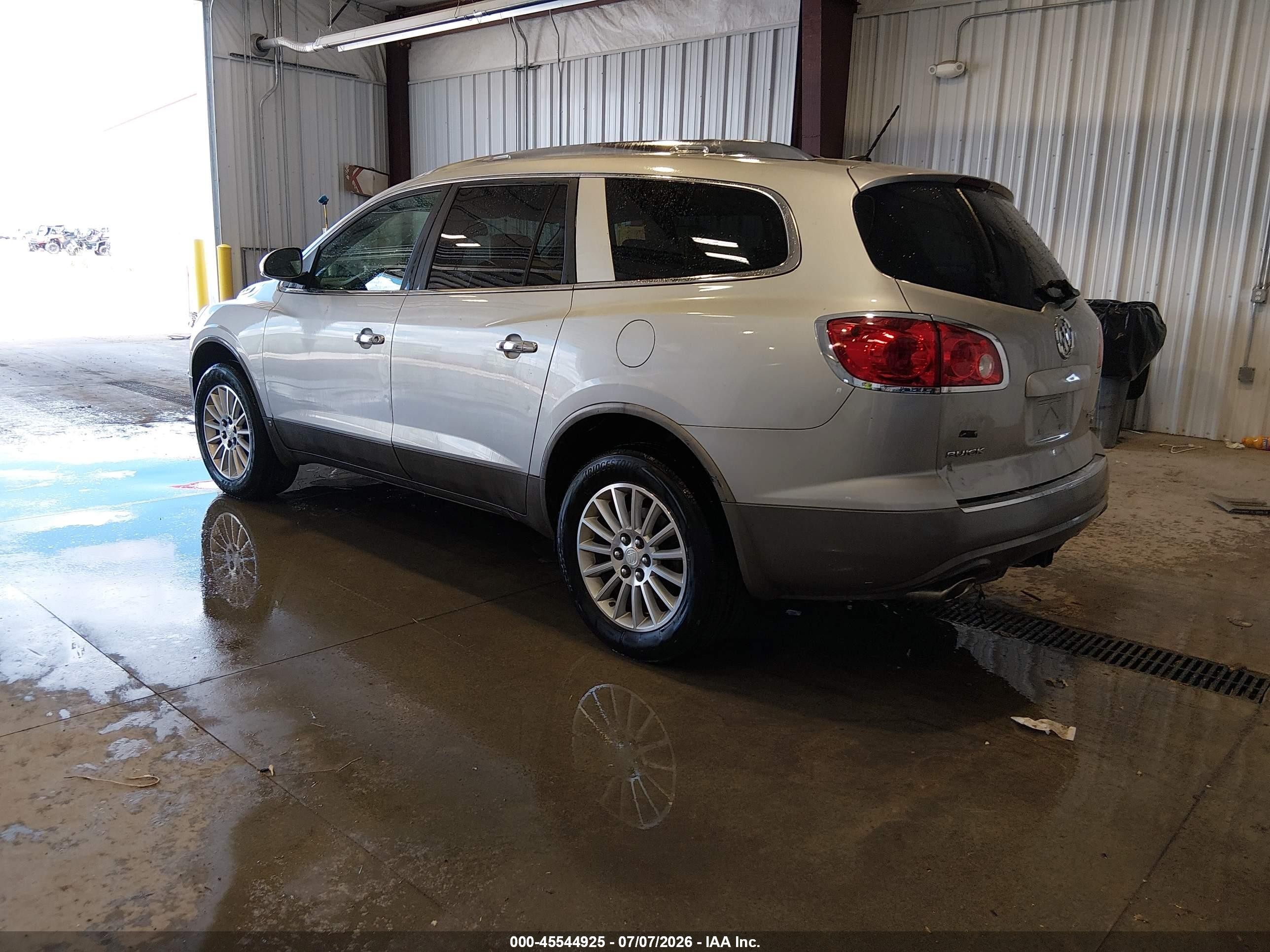 2008 Buick Enclave Cxl Silver vin: 5GAER23758J123946
