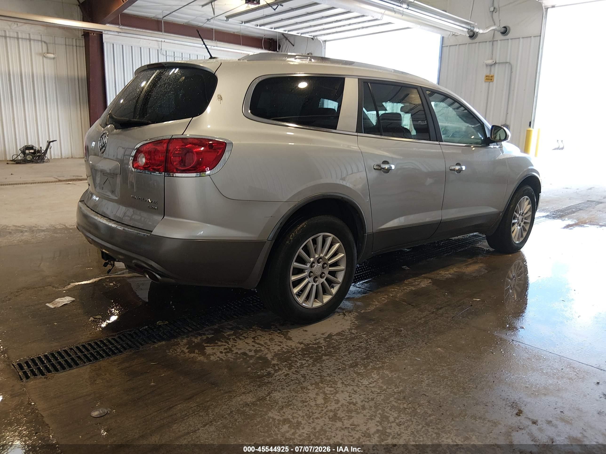 2008 Buick Enclave Cxl Silver vin: 5GAER23758J123946