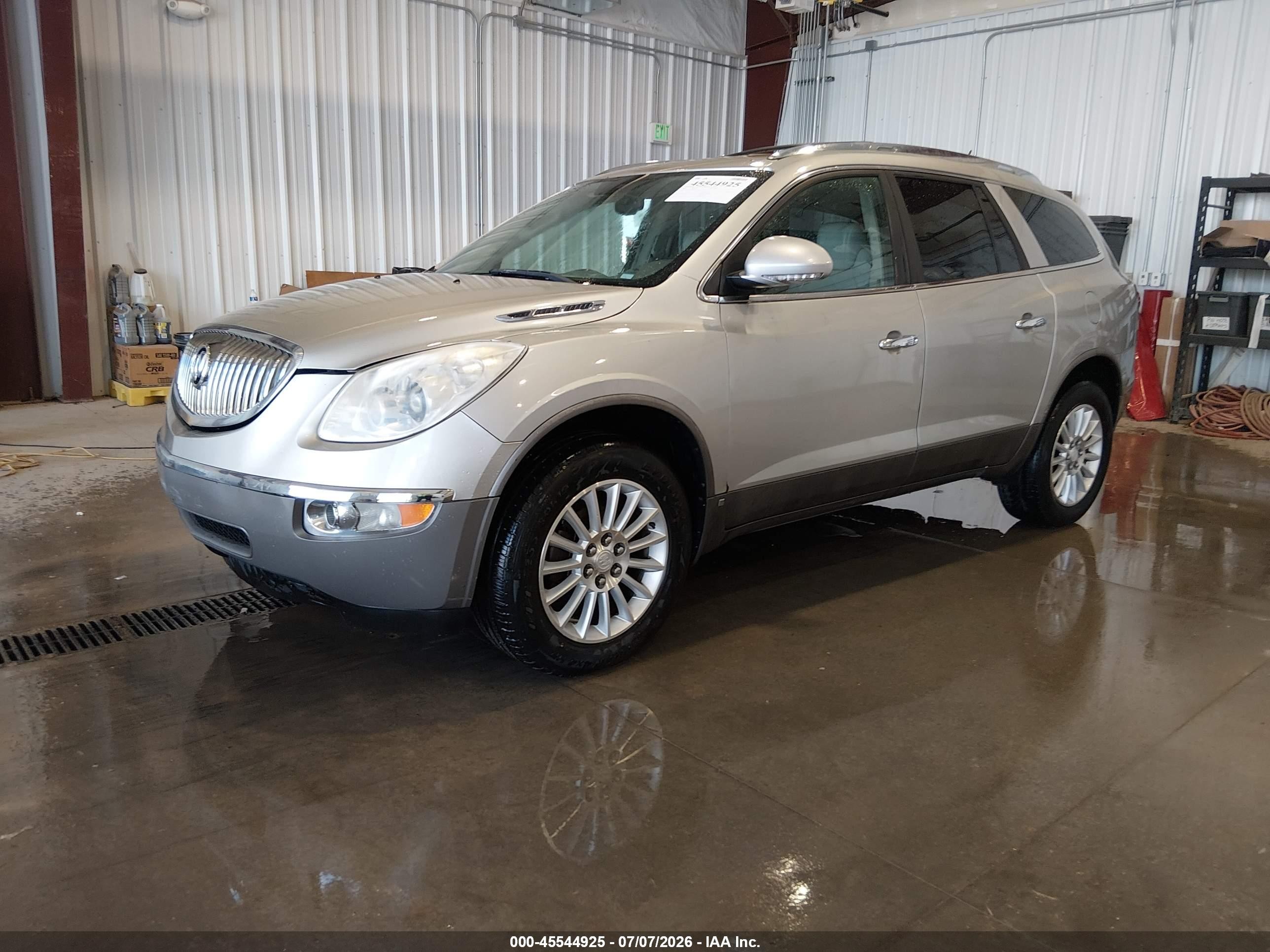 2008 Buick Enclave Cxl Silver vin: 5GAER23758J123946