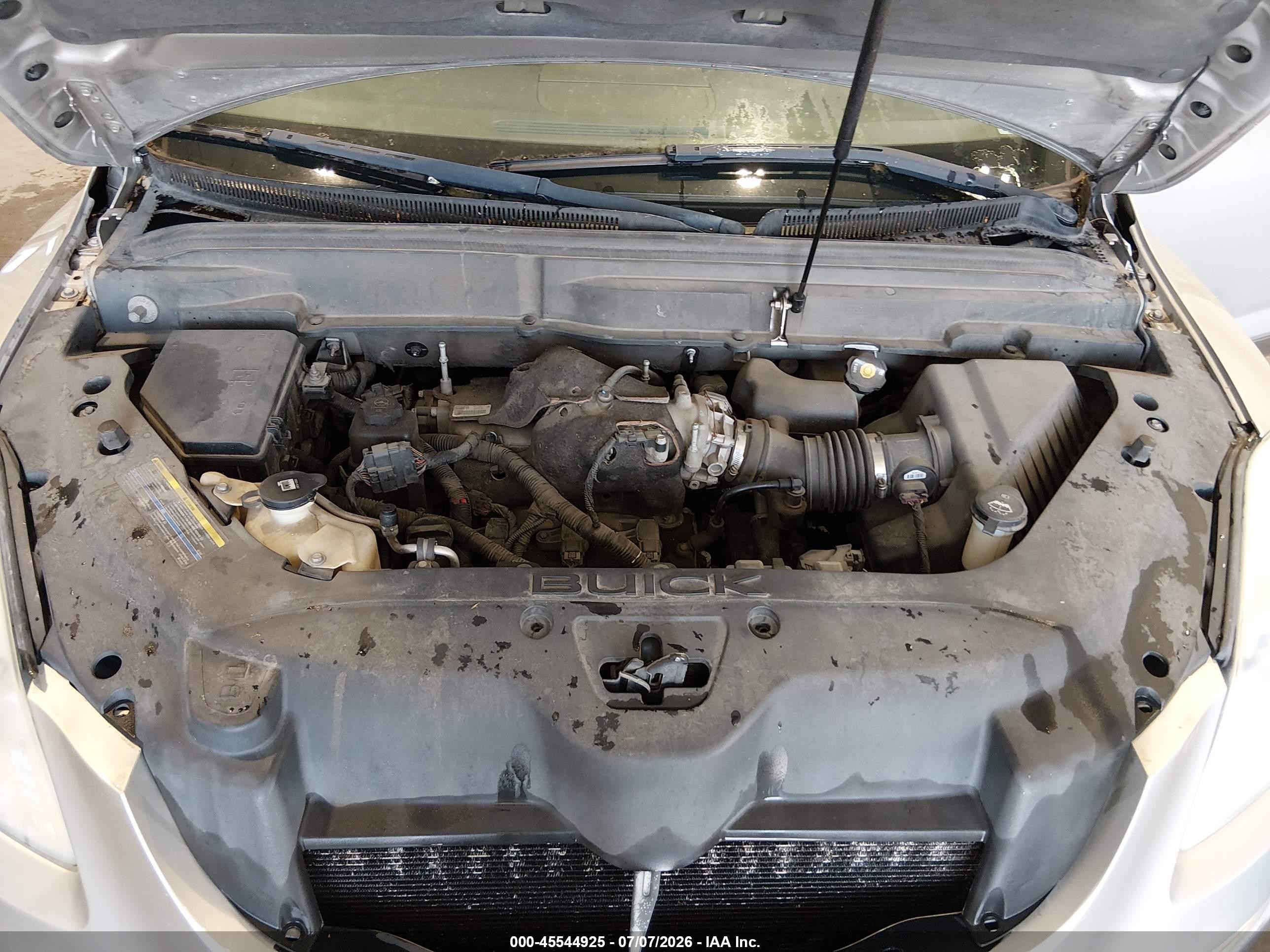2008 Buick Enclave Cxl Silver vin: 5GAER23758J123946