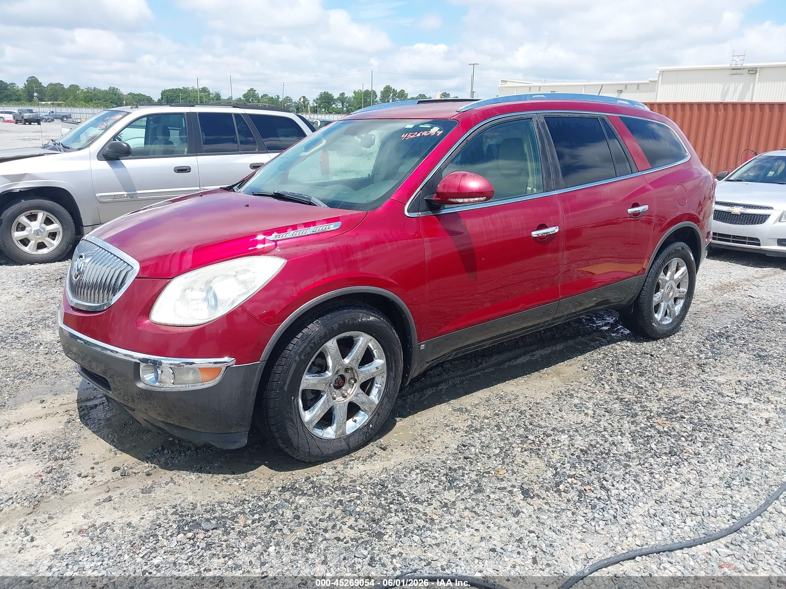 2008 Buick Enclave Cxl Maroon vin: 5GAER23758J275886