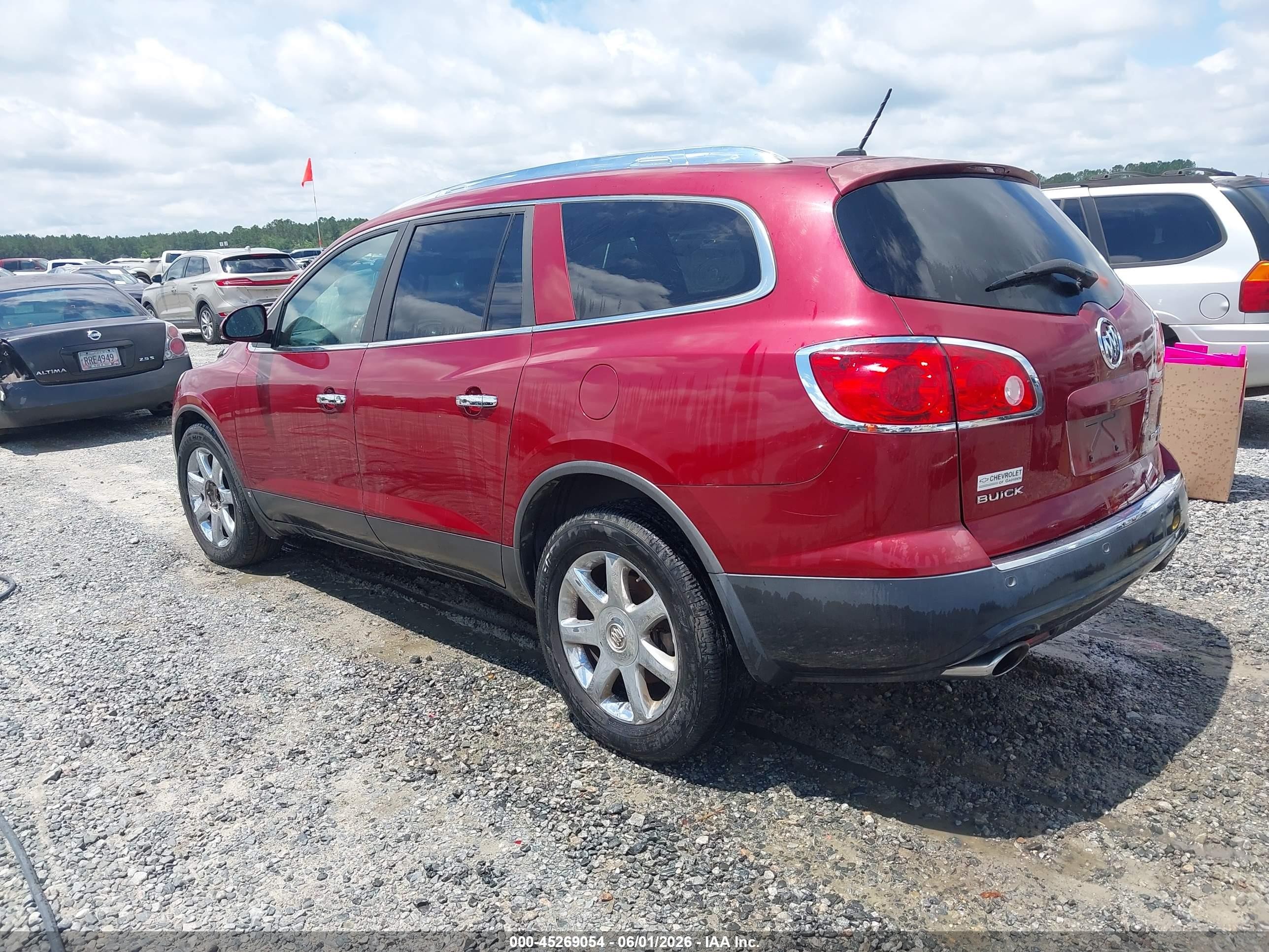 2008 Buick Enclave Cxl Maroon vin: 5GAER23758J275886