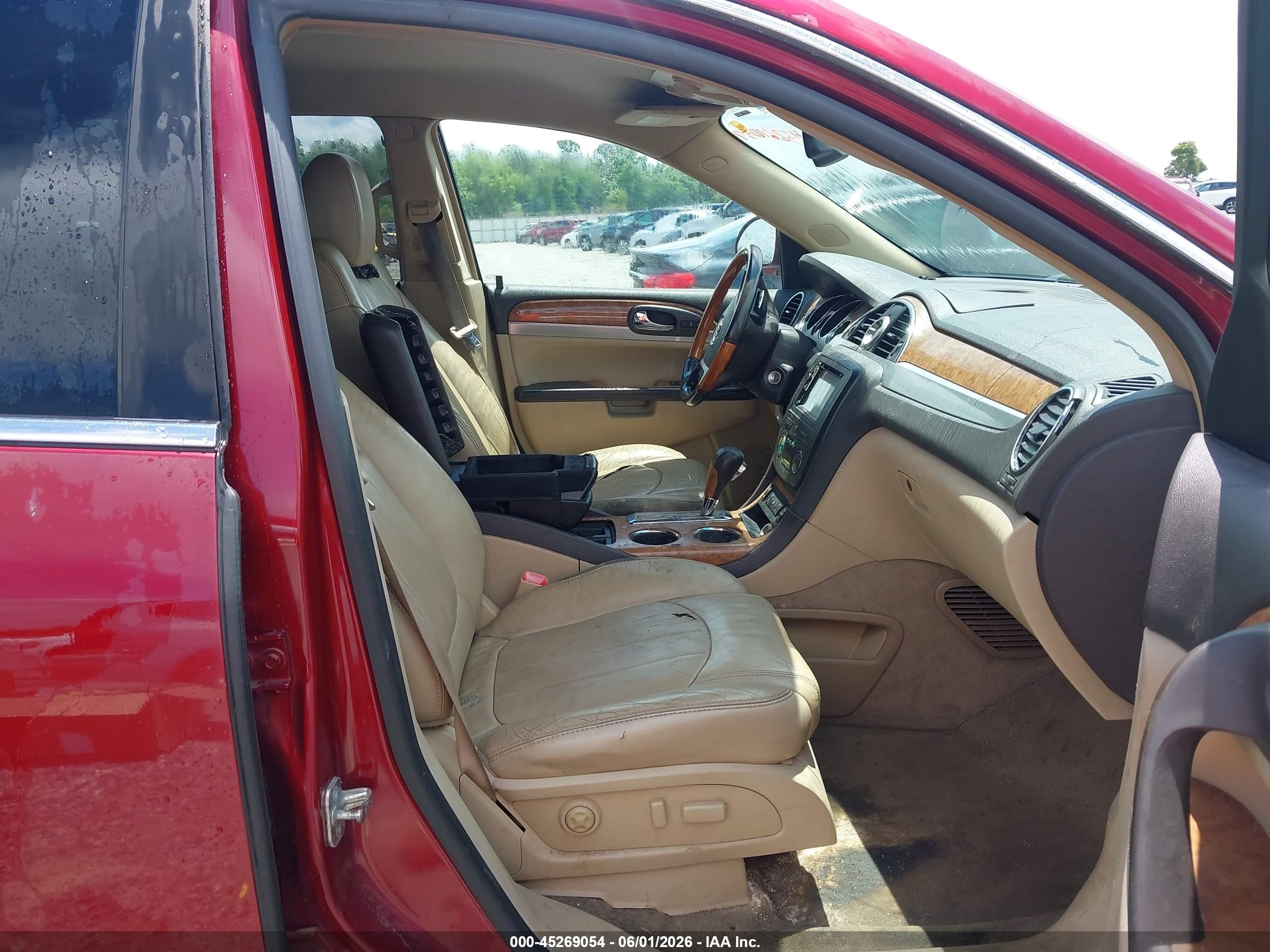 2008 Buick Enclave Cxl Maroon vin: 5GAER23758J275886