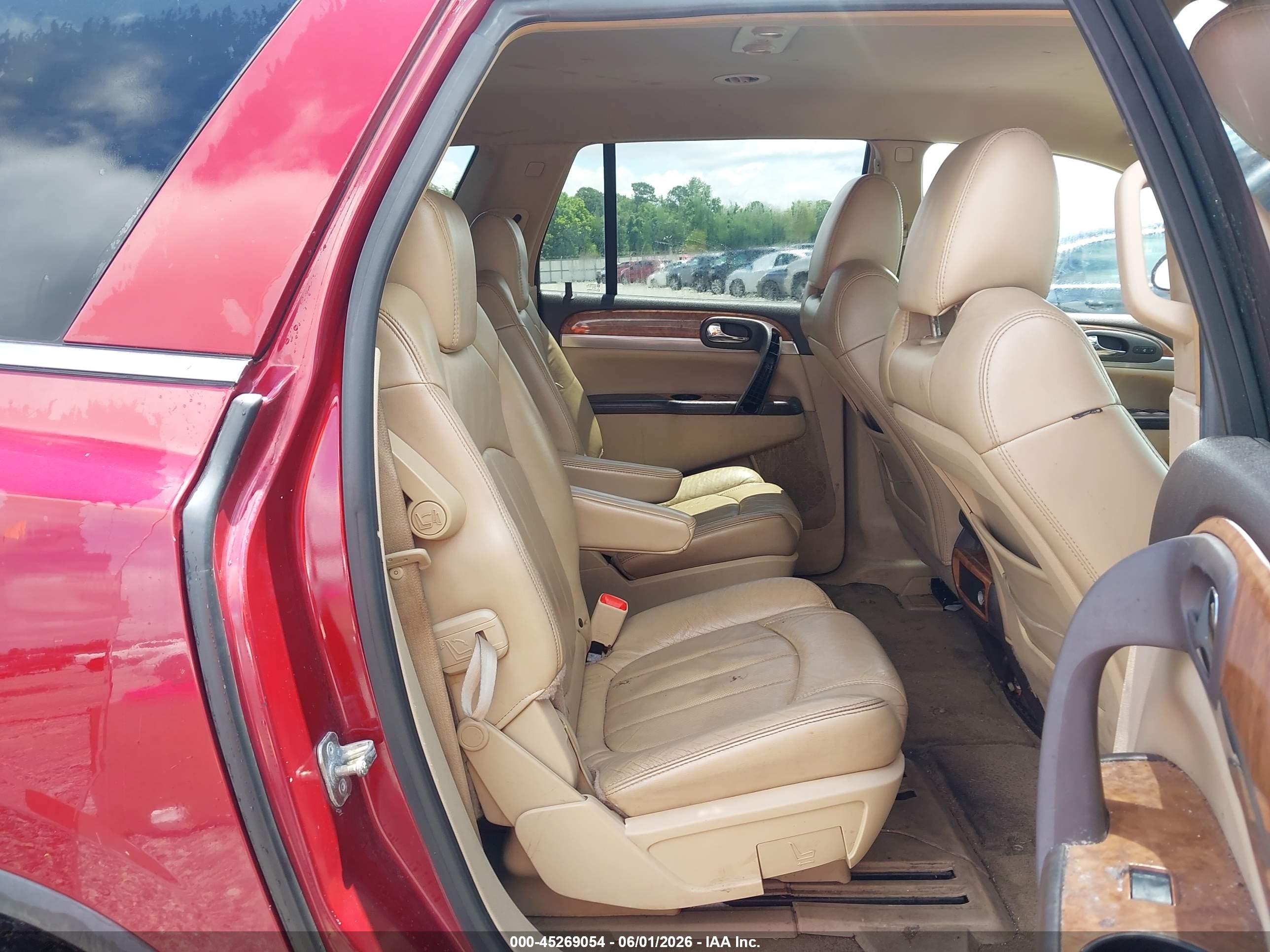 2008 Buick Enclave Cxl Maroon vin: 5GAER23758J275886
