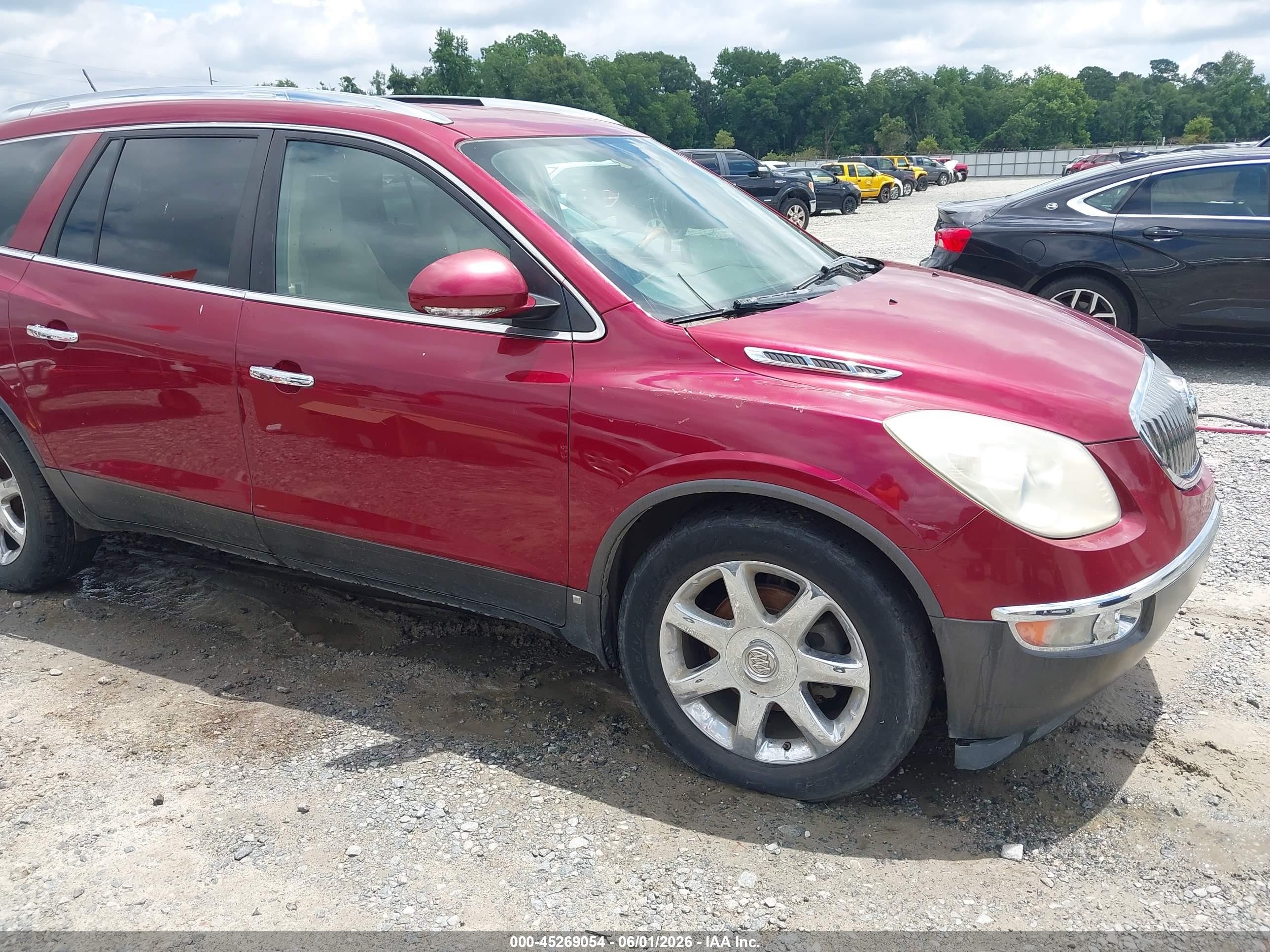 2008 Buick Enclave Cxl Maroon vin: 5GAER23758J275886