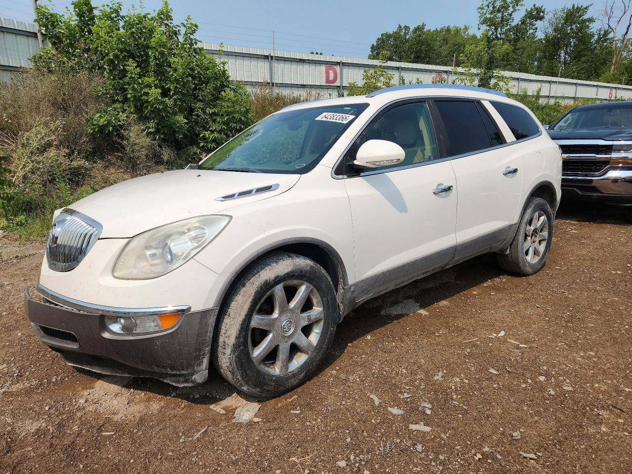 2008 Buick Enclave Cxl White vin: 5GAER23768J102930
