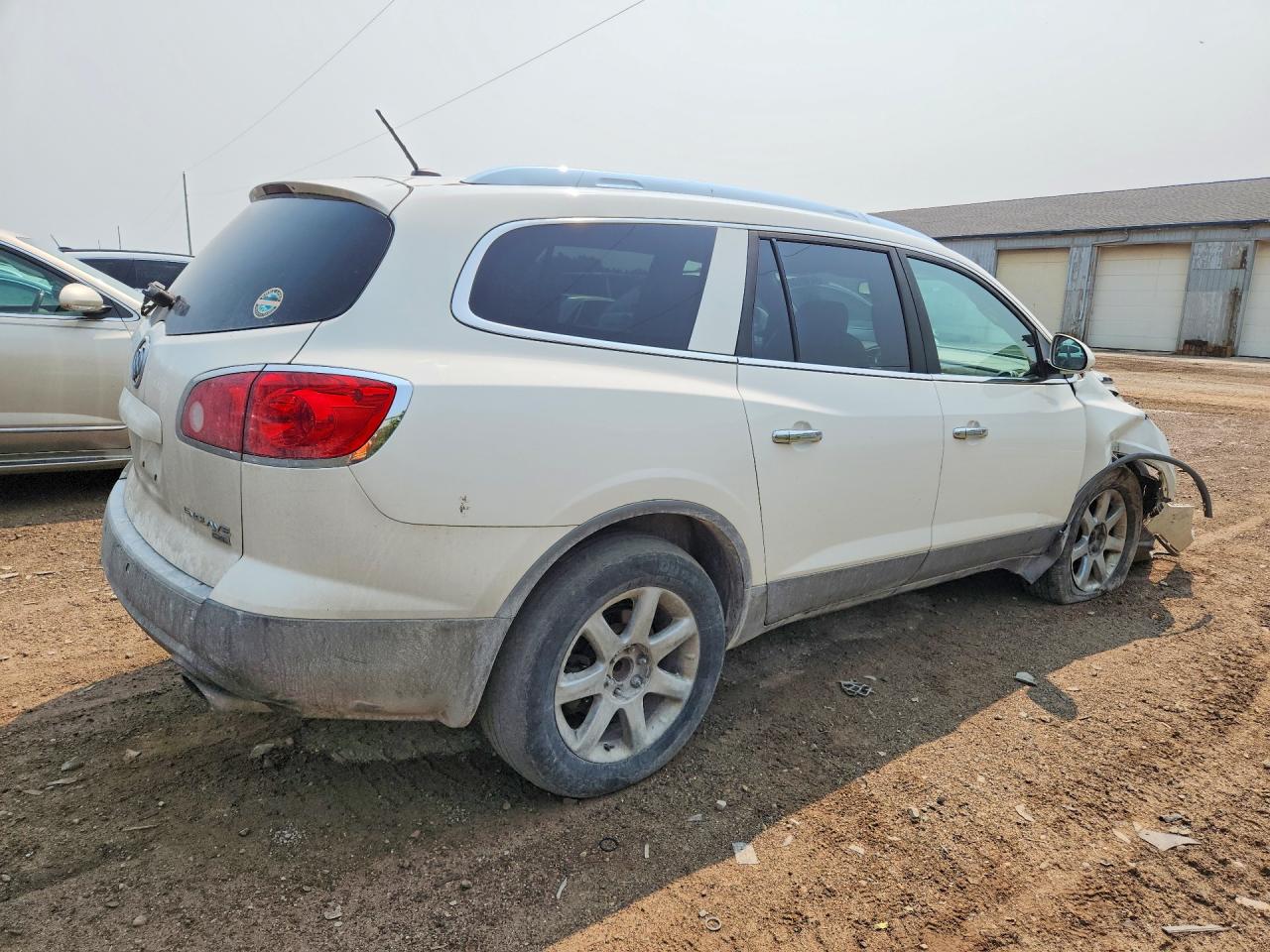 2008 Buick Enclave Cxl White vin: 5GAER23768J102930