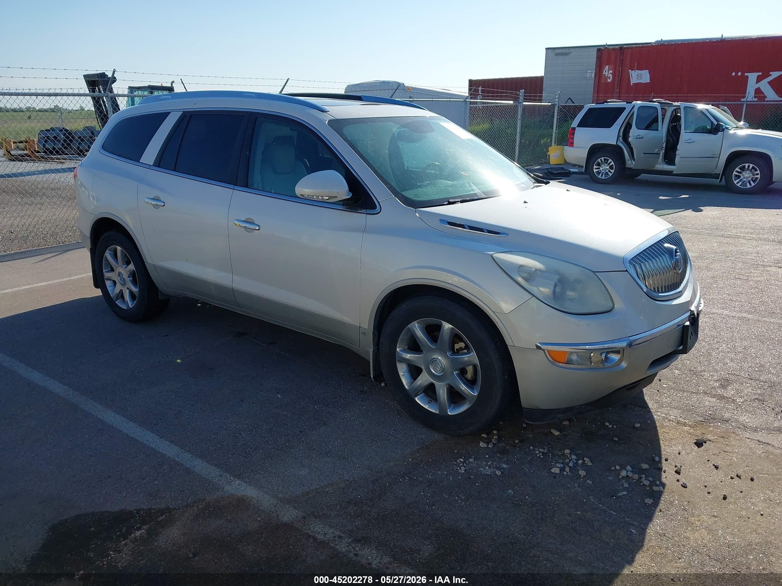2008 Buick Enclave Cxl White vin: 5GAER23768J116584