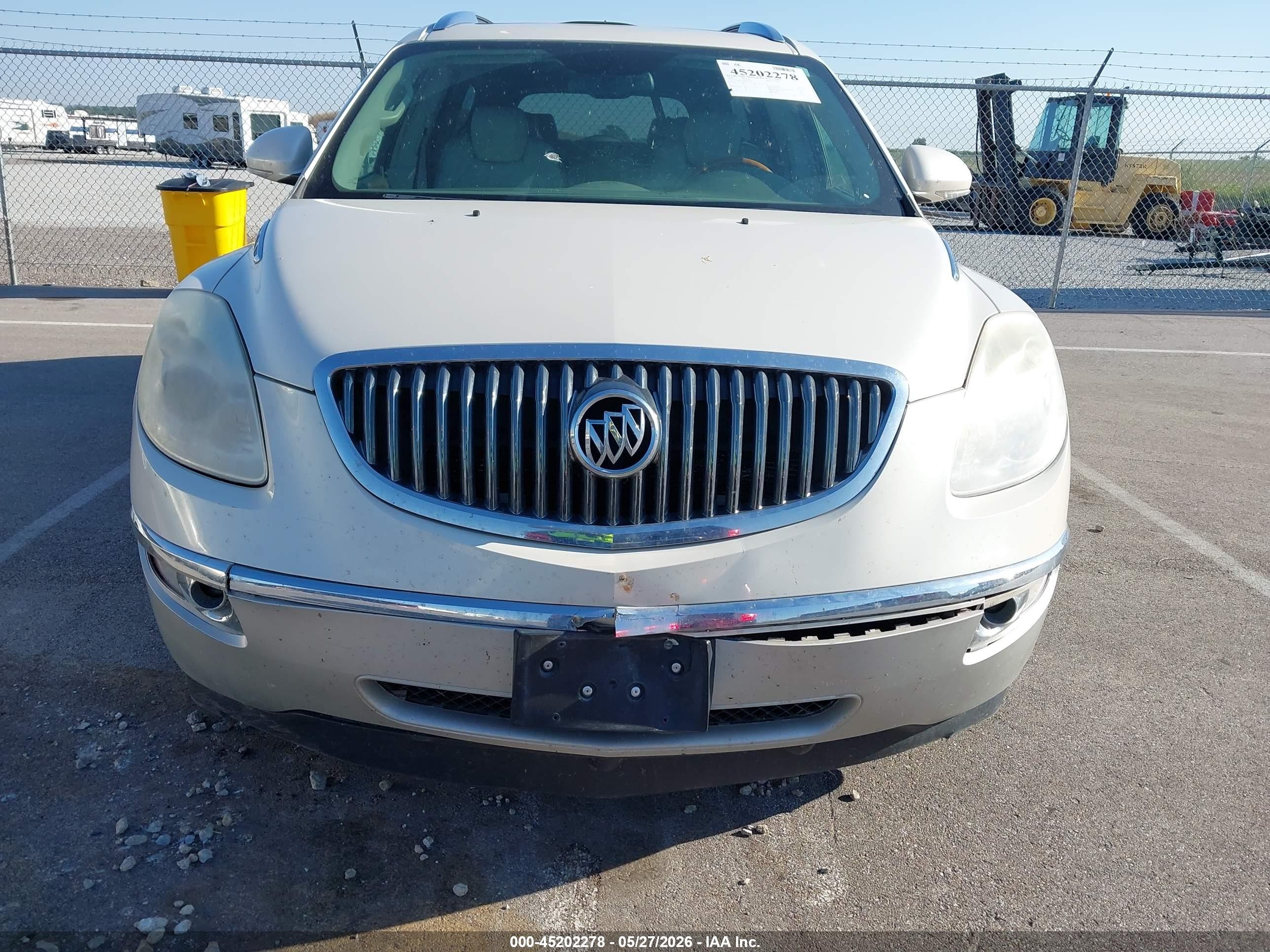 2008 Buick Enclave Cxl White vin: 5GAER23768J116584