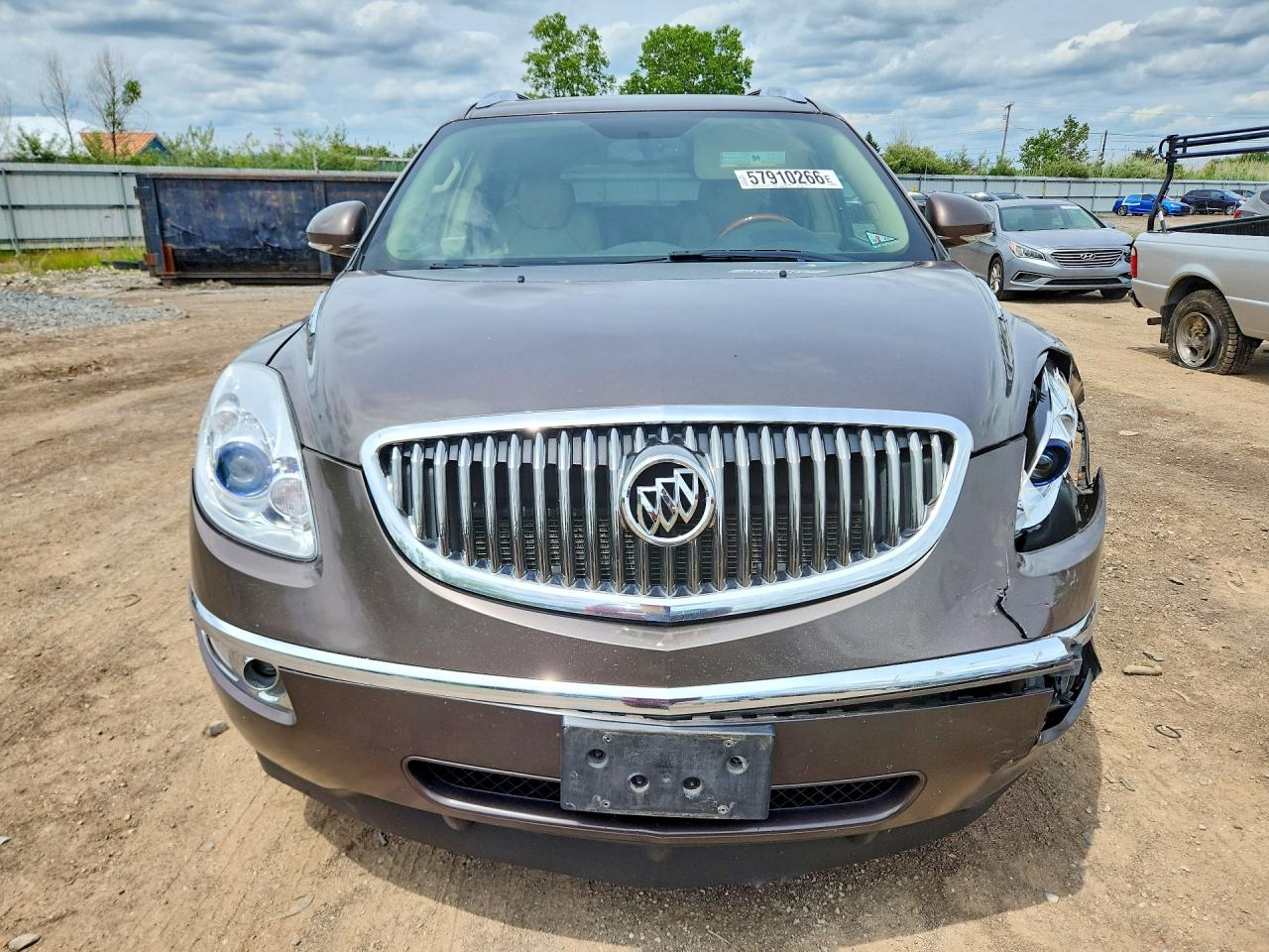 2008 Buick Enclave Cxl Brown vin: 5GAER23768J136088