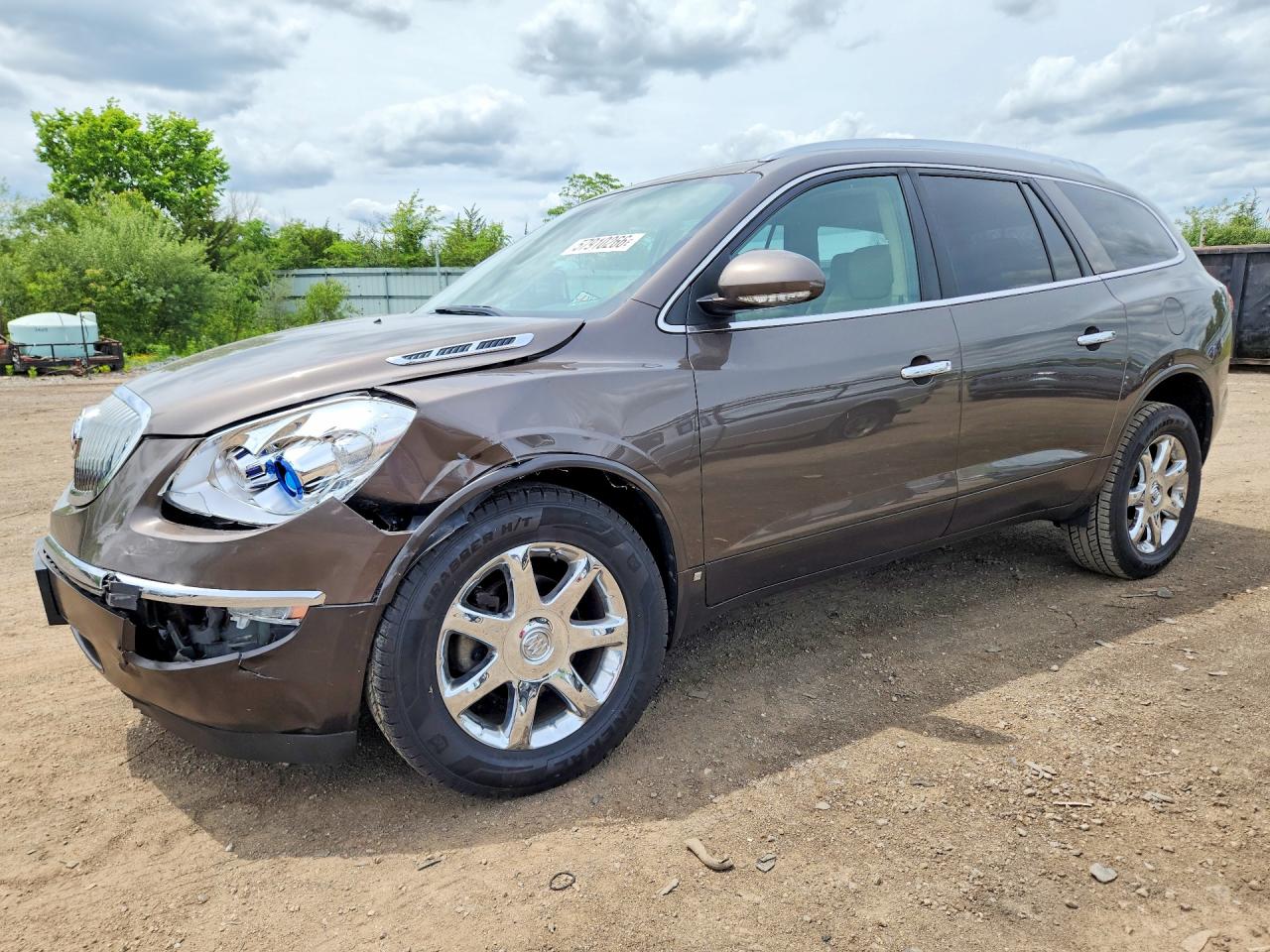 2008 Buick Enclave Cxl Brown vin: 5GAER23768J136088