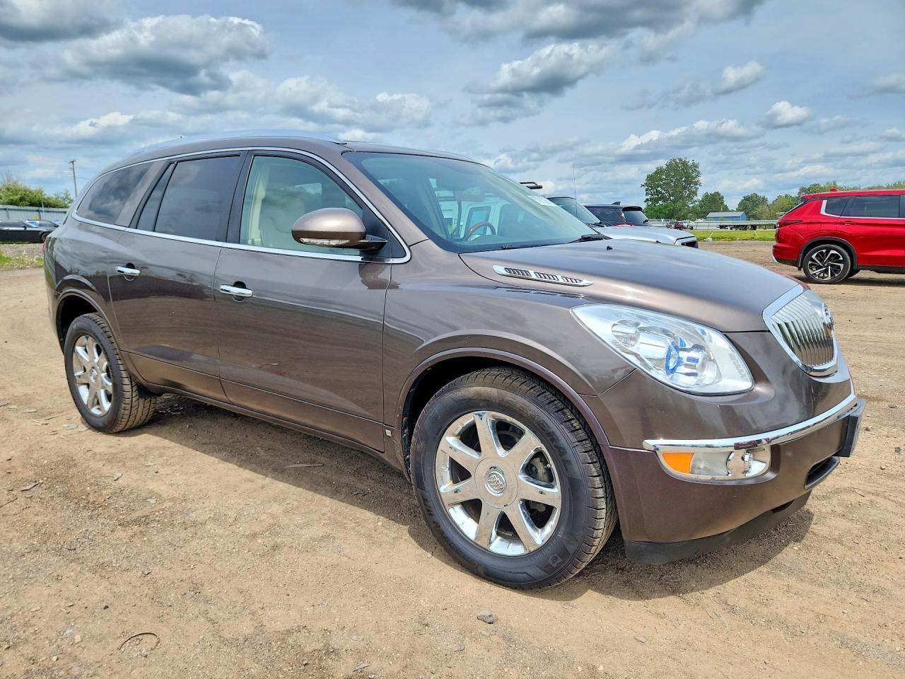 2008 Buick Enclave Cxl Brown vin: 5GAER23768J136088