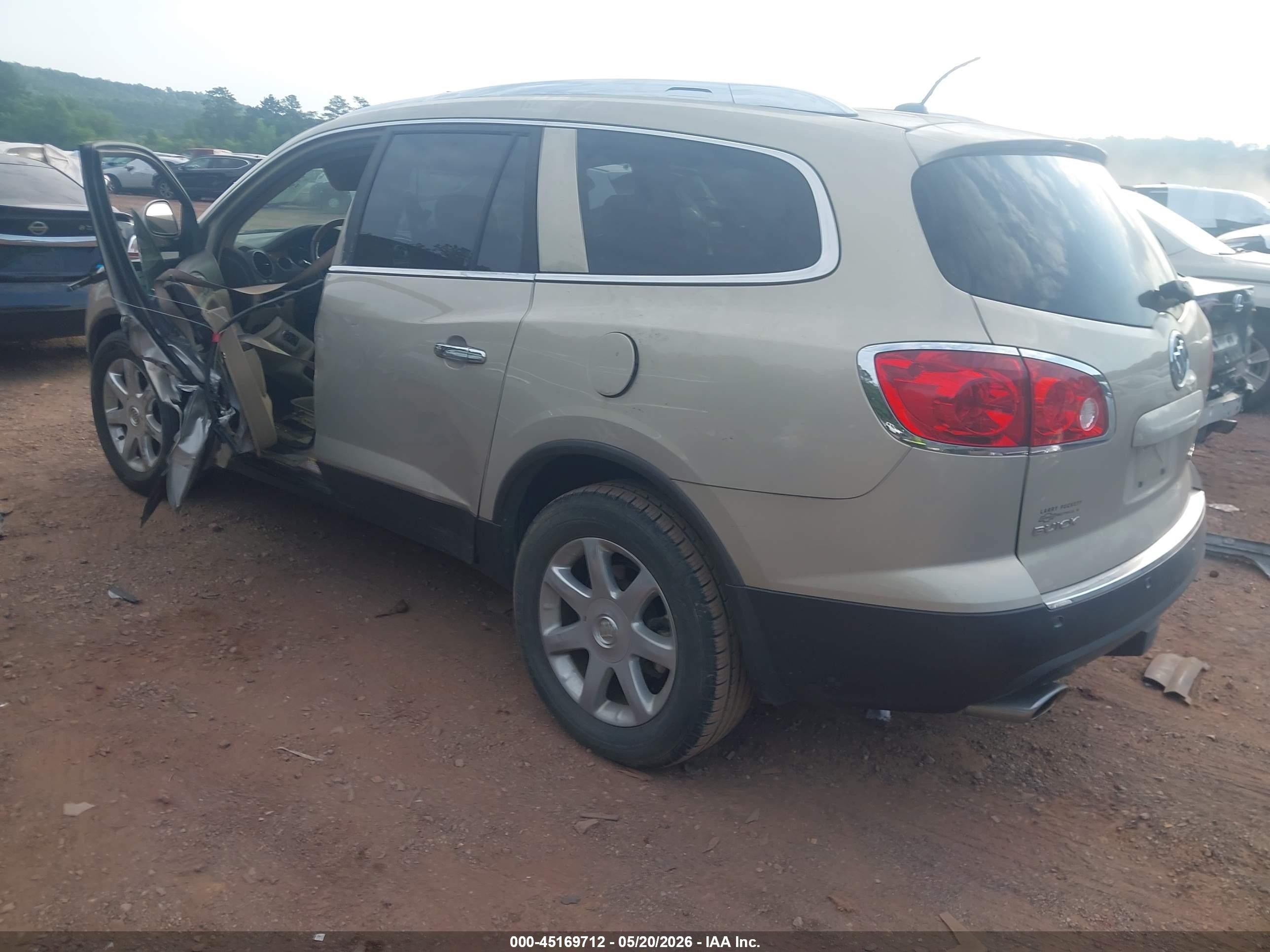2008 Buick Enclave Cxl Gold vin: 5GAER23768J219794