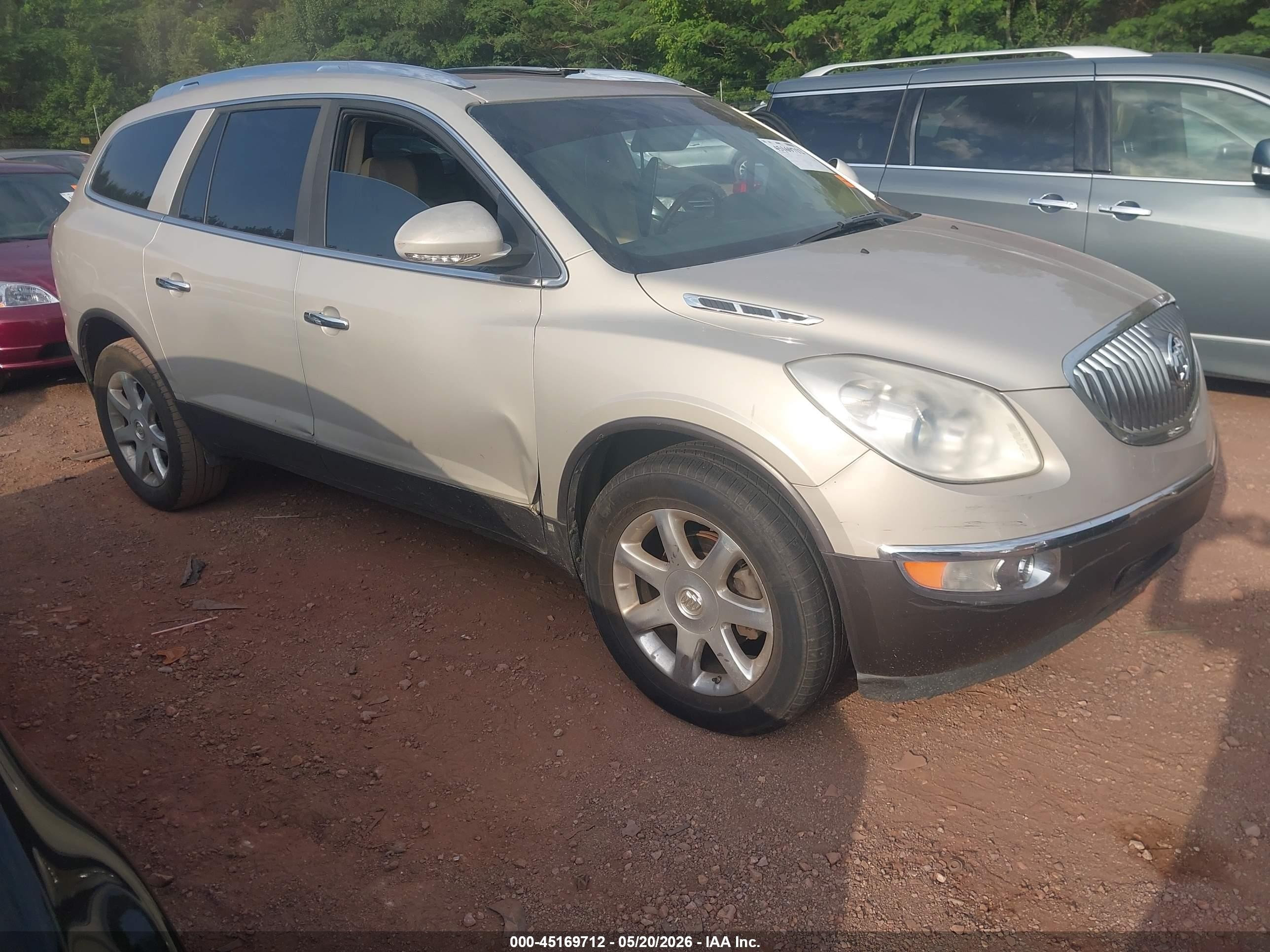 2008 Buick Enclave Cxl Gold vin: 5GAER23768J219794