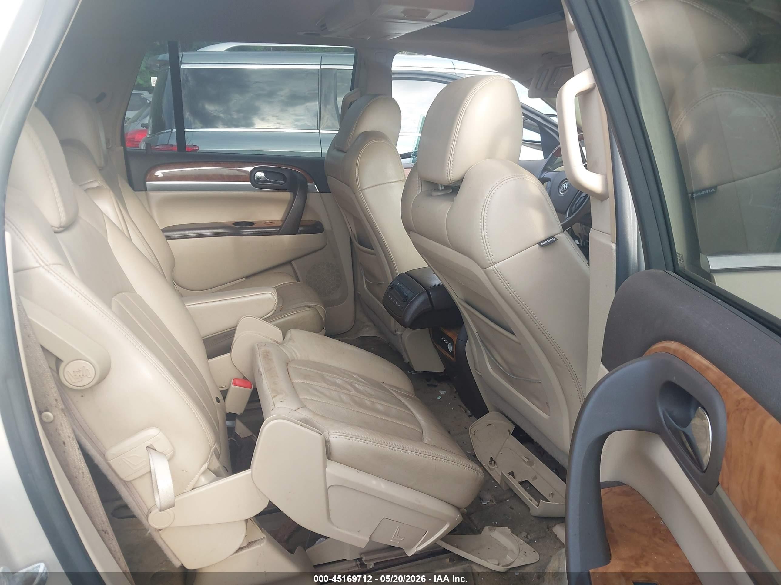 2008 Buick Enclave Cxl Gold vin: 5GAER23768J219794