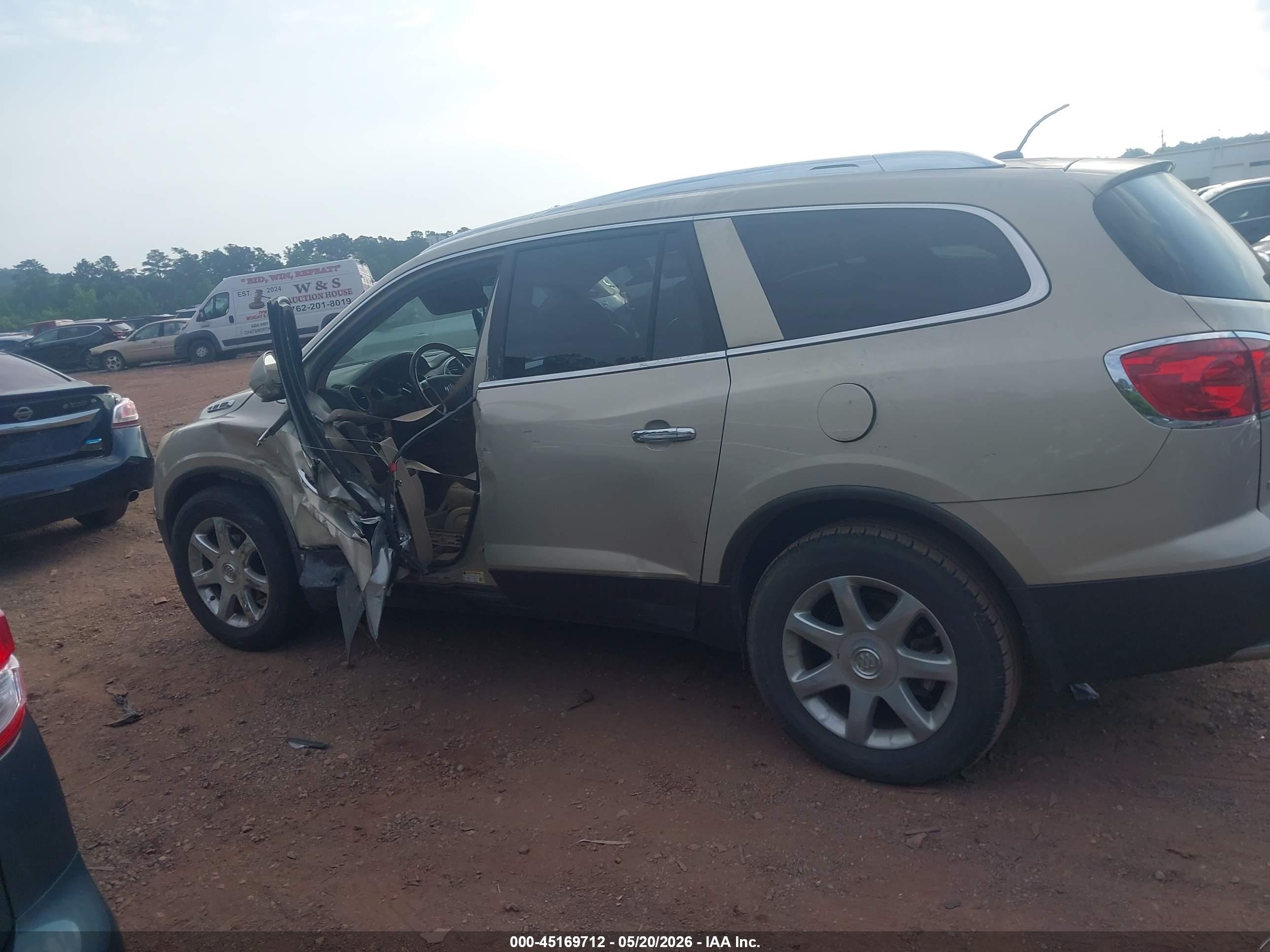 2008 Buick Enclave Cxl Gold vin: 5GAER23768J219794