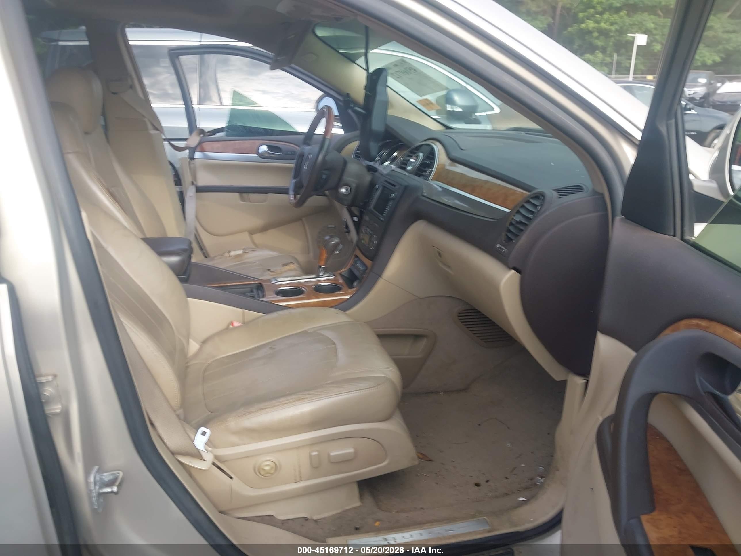 2008 Buick Enclave Cxl Gold vin: 5GAER23768J219794