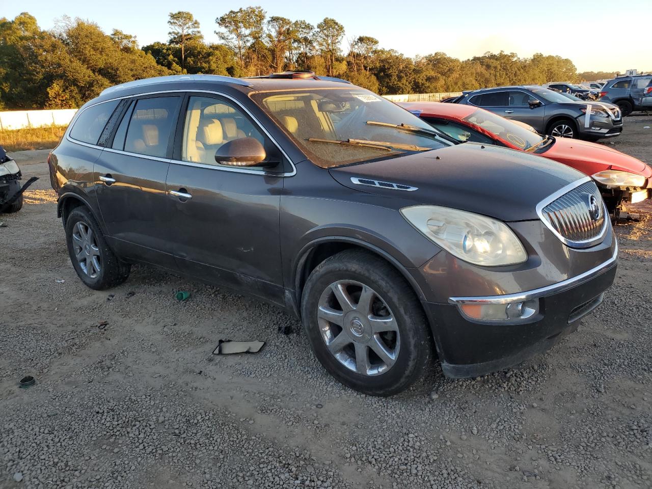 2008 Buick Enclave Cxl Brown vin: 5GAER23768J227734