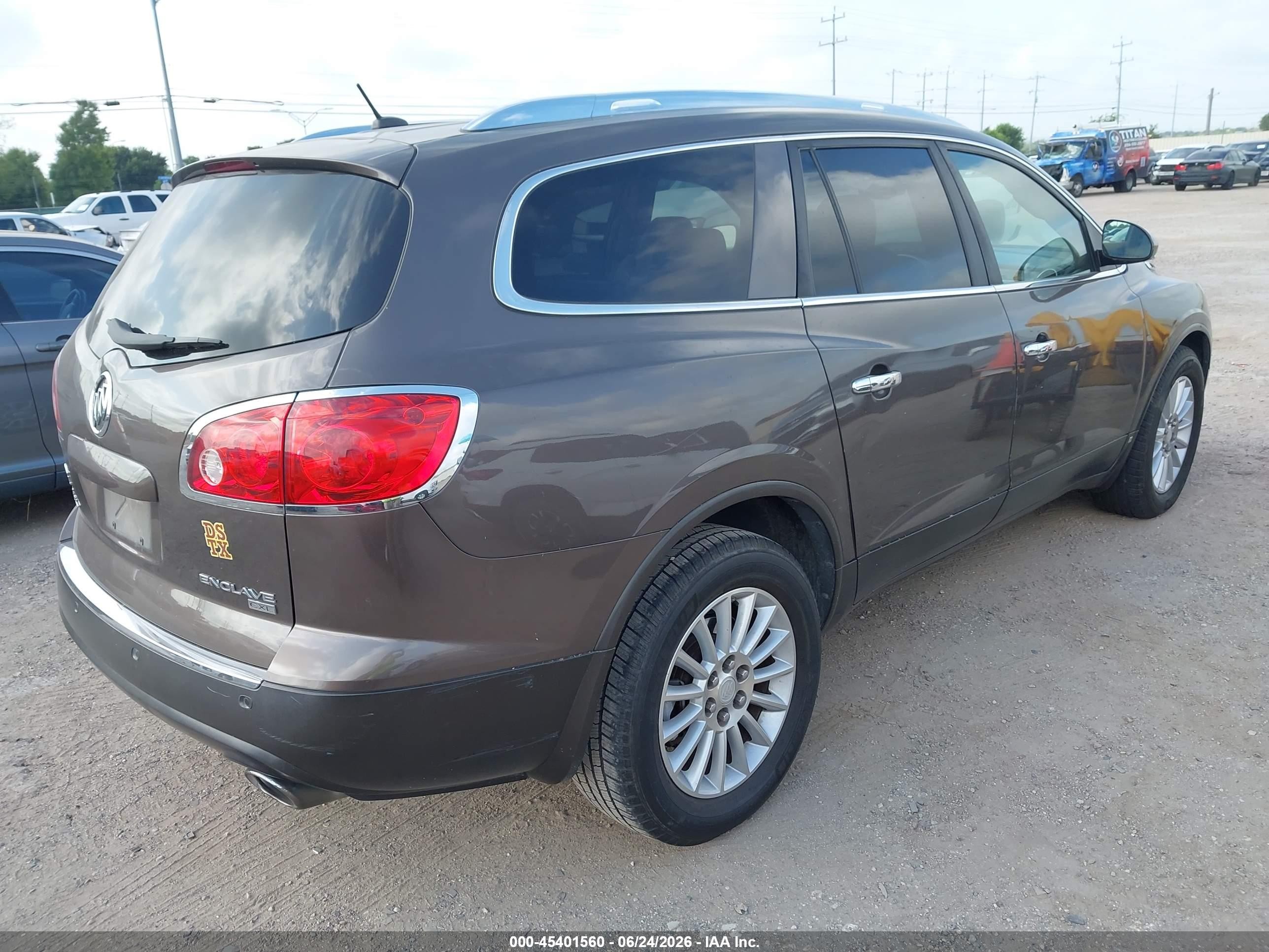 2008 Buick Enclave Cxl Gray vin: 5GAER23768J285715