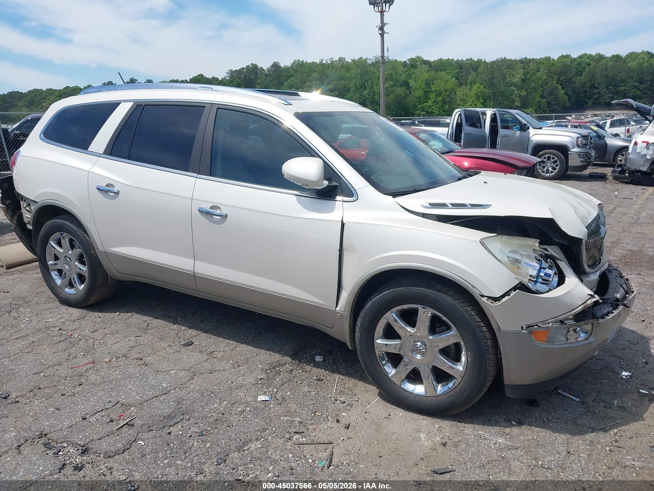 2008 Buick Enclave Cxl White vin: 5GAER23778J145799
