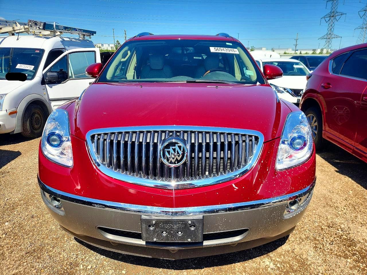 2008 Buick Enclave Cxl Red vin: 5GAER23788J146282
