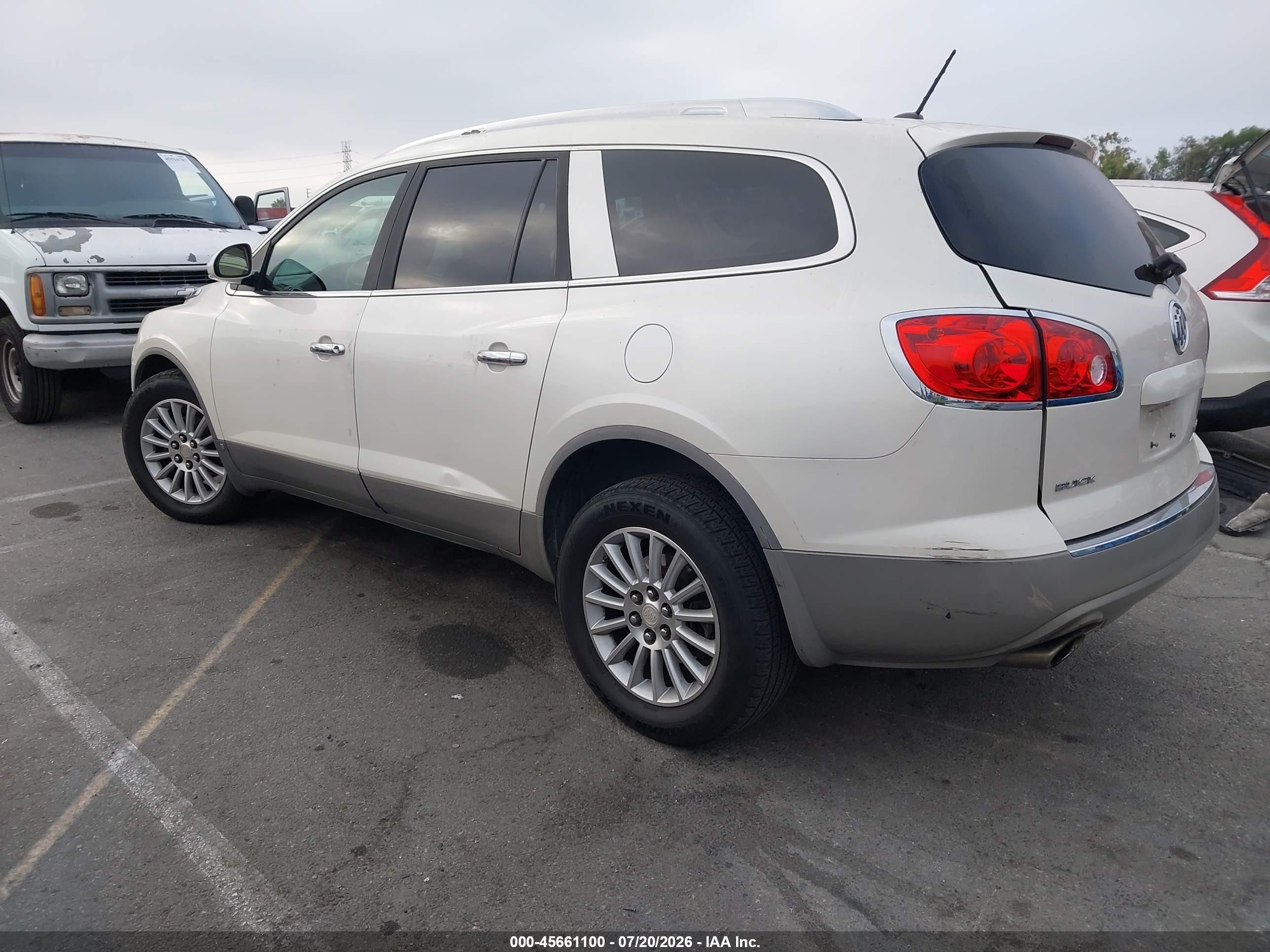 2008 Buick Enclave Cxl Cream vin: 5GAER23788J148100