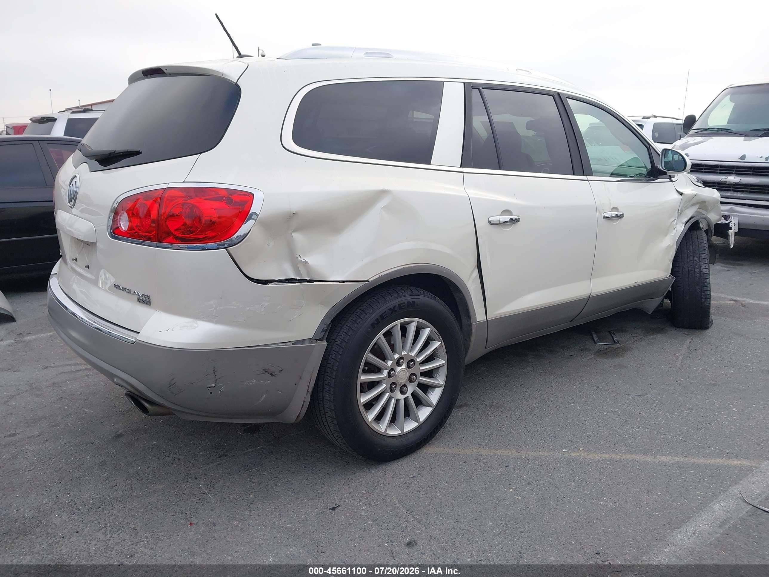 2008 Buick Enclave Cxl Cream vin: 5GAER23788J148100