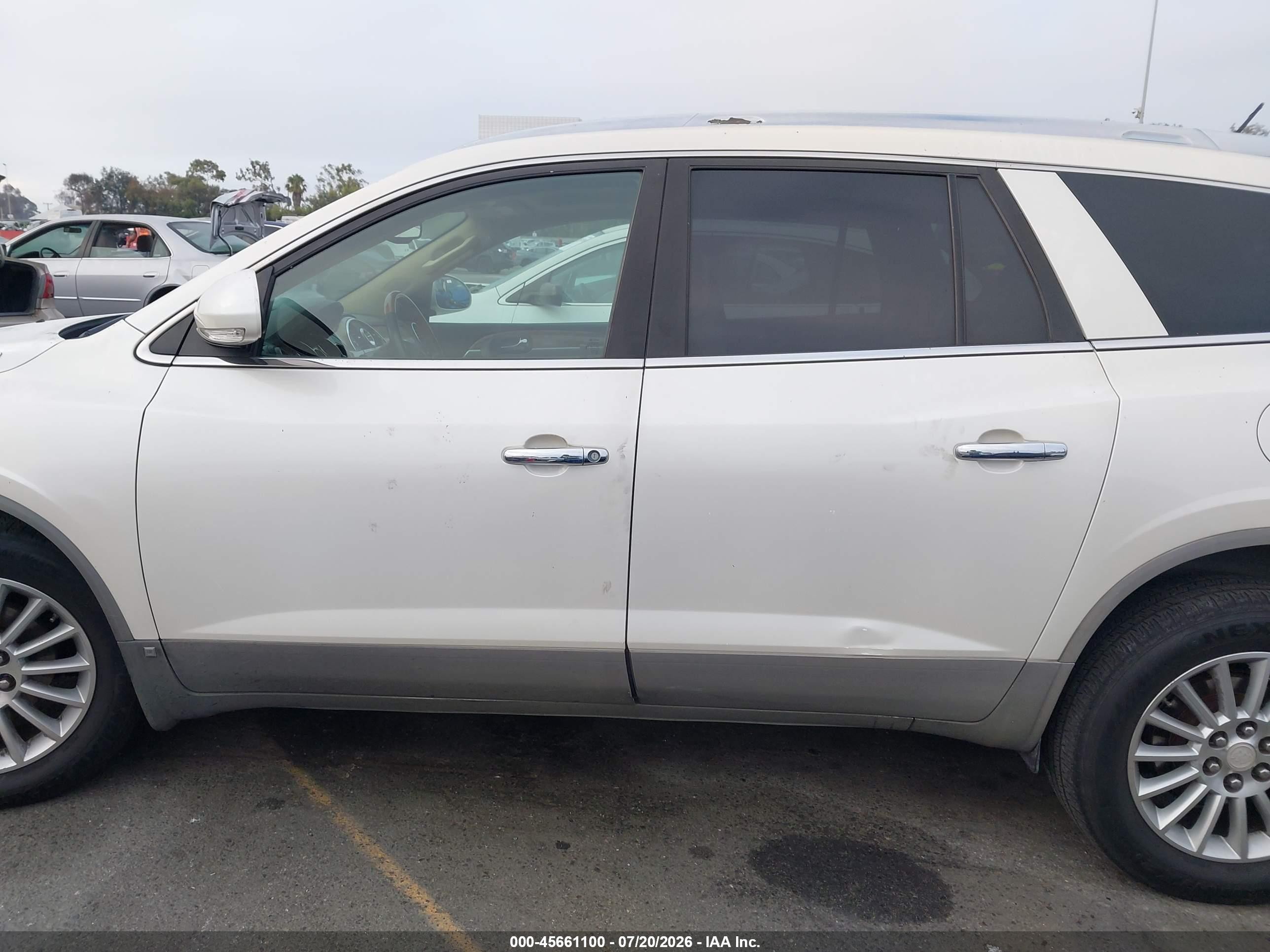 2008 Buick Enclave Cxl Cream vin: 5GAER23788J148100