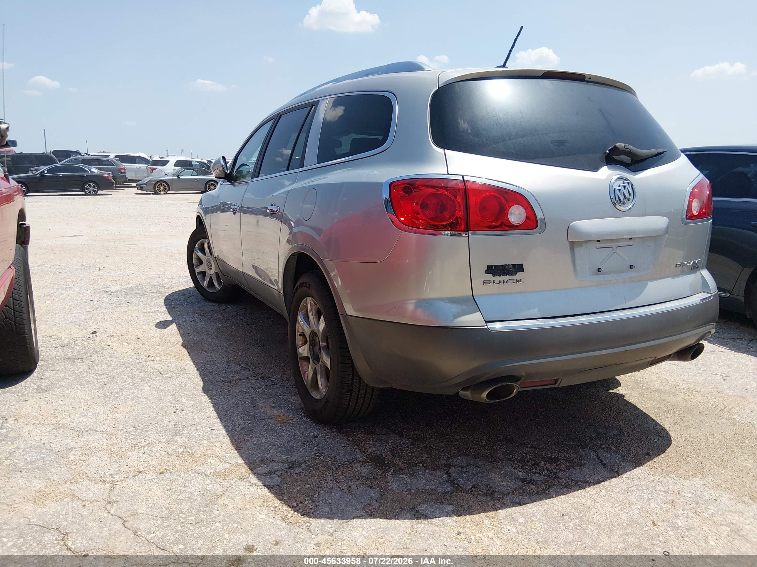 2008 Buick Enclave Cxl Silver vin: 5GAER23788J153359