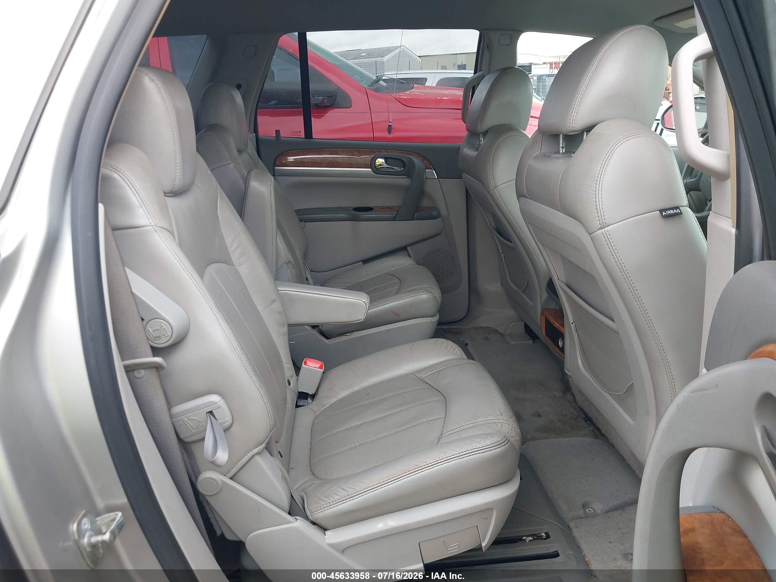 2008 Buick Enclave Cxl Silver vin: 5GAER23788J153359