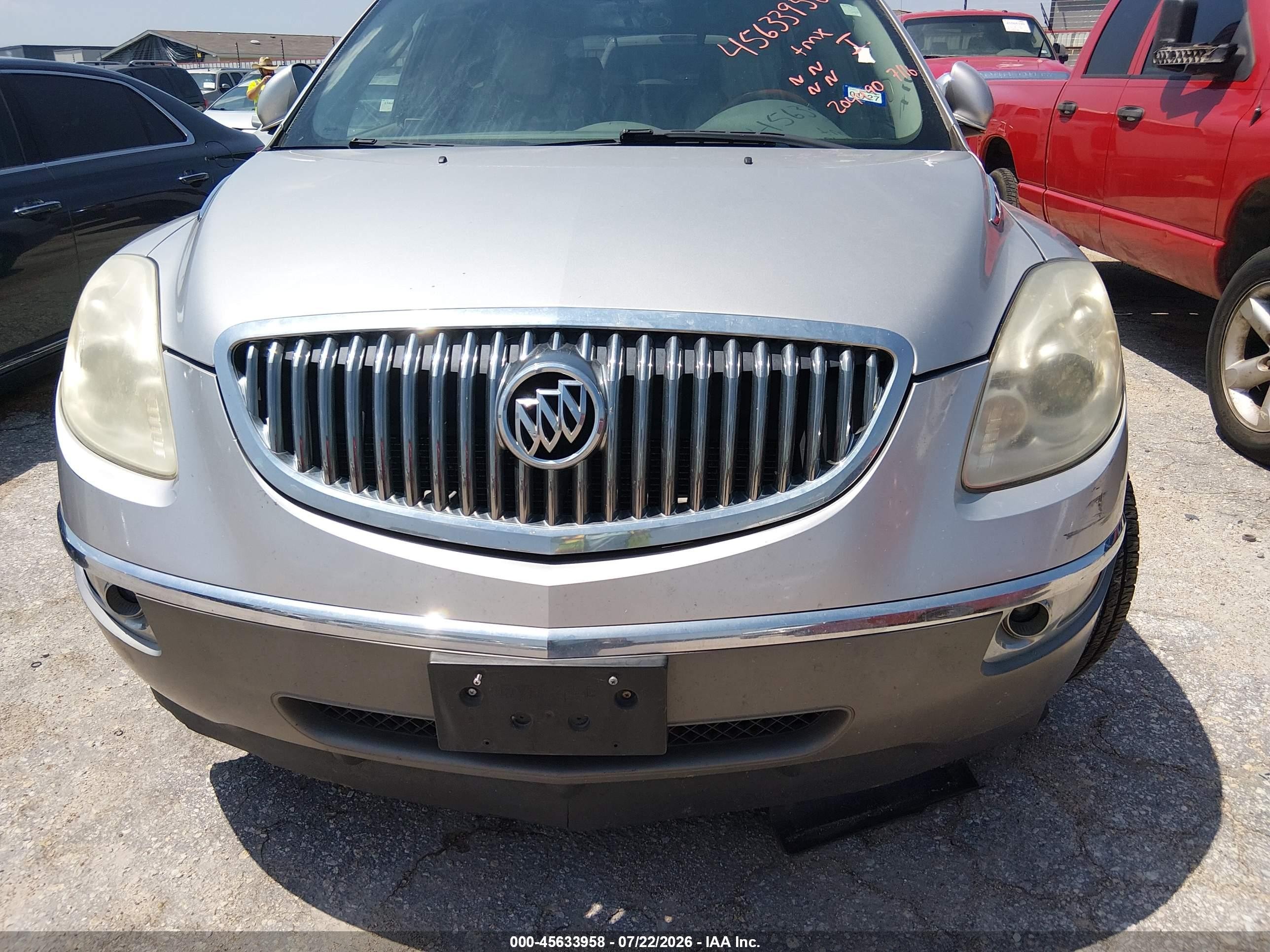 2008 Buick Enclave Cxl Silver vin: 5GAER23788J153359