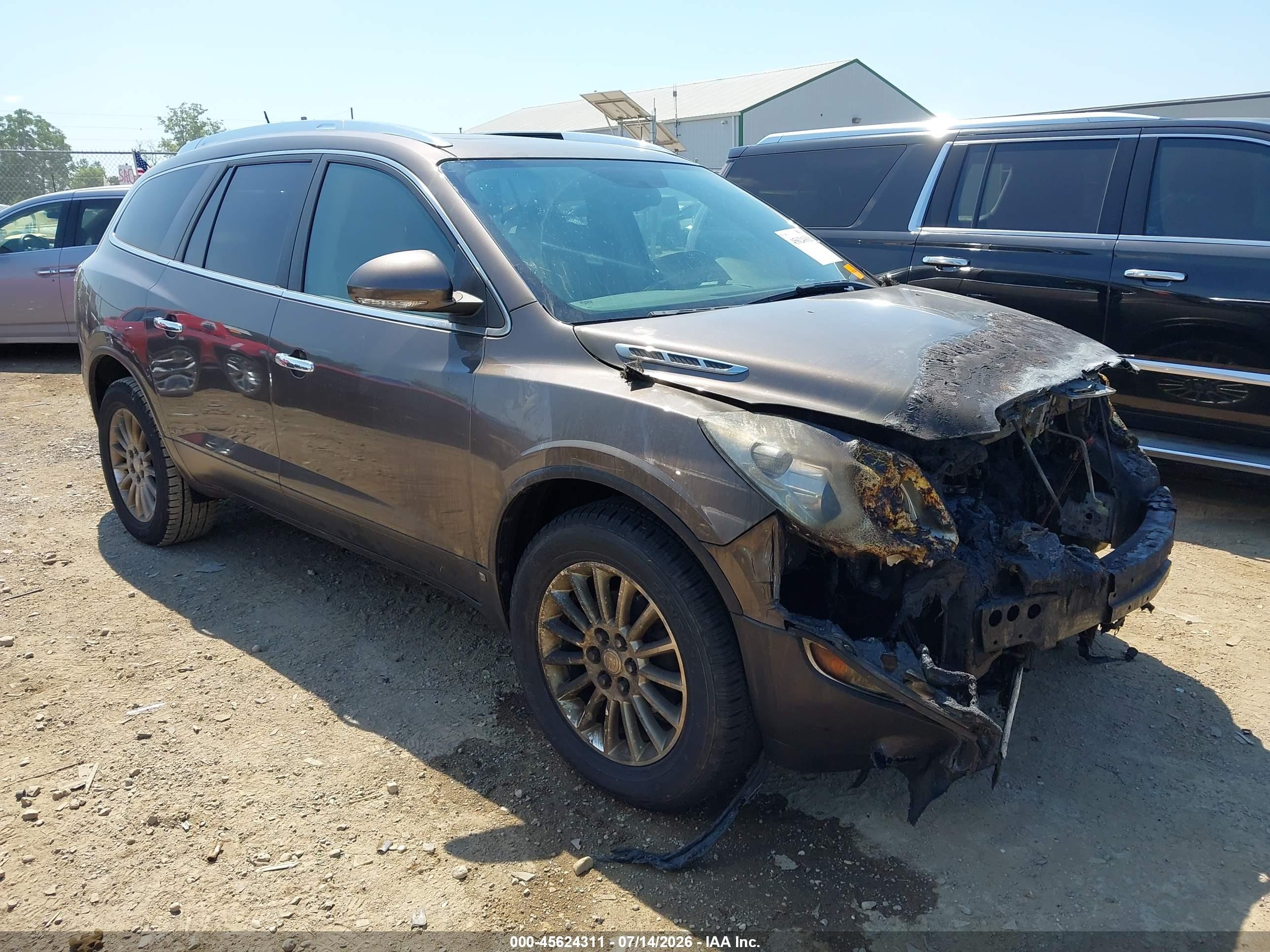 2008 Buick Enclave Cxl Brown vin: 5GAER23798J116112