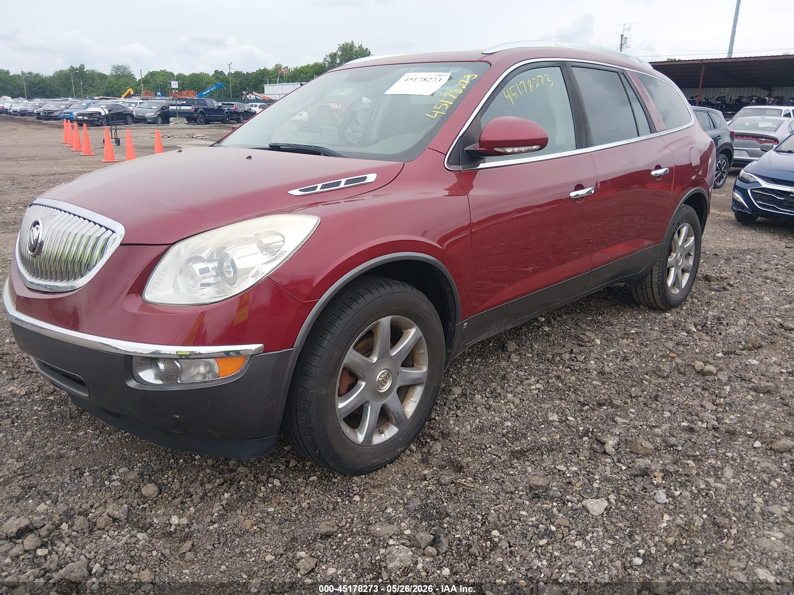 2008 Buick Enclave Cxl Красный vin: 5GAER23798J261148