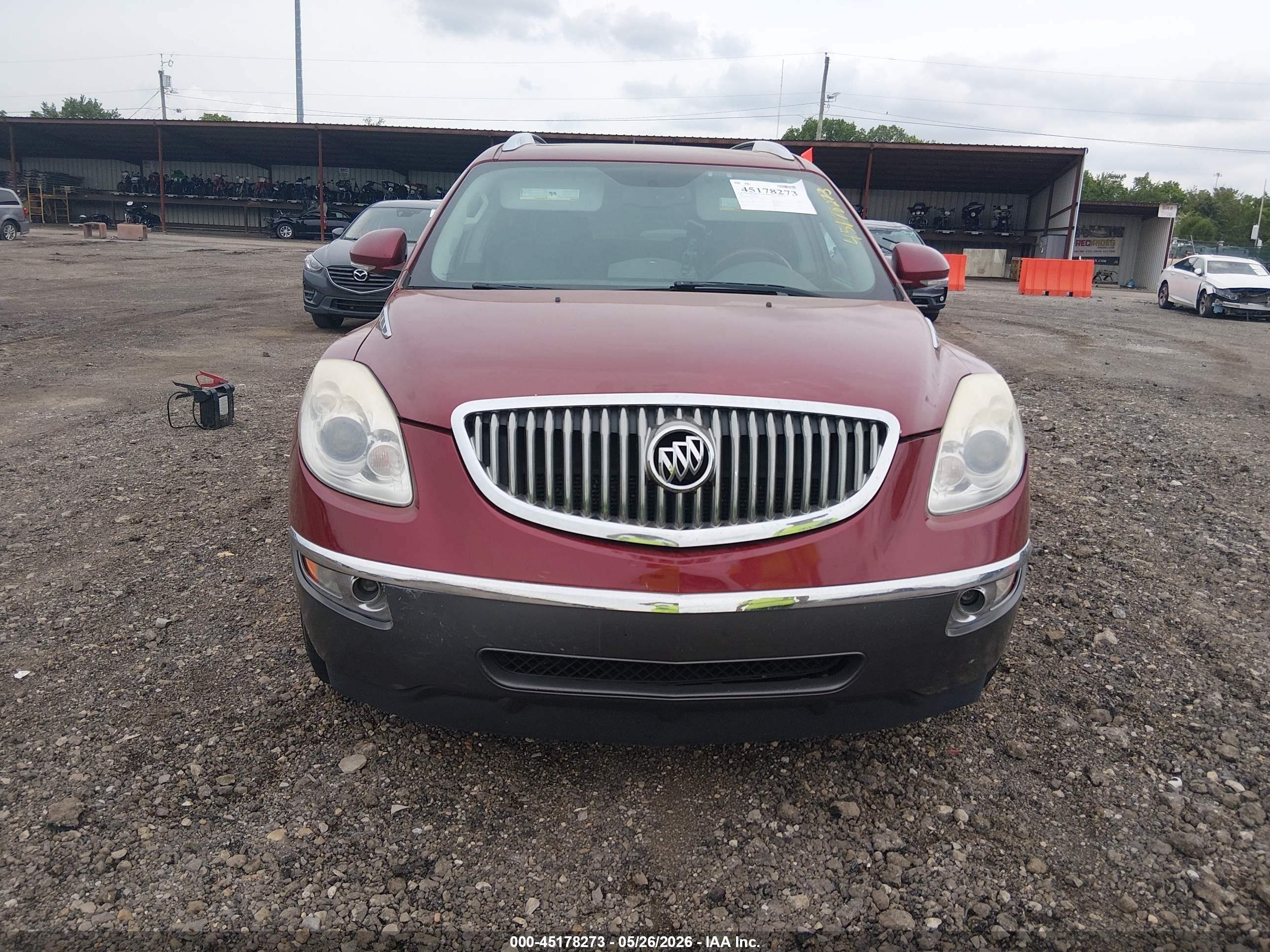 2008 Buick Enclave Cxl Красный vin: 5GAER23798J261148