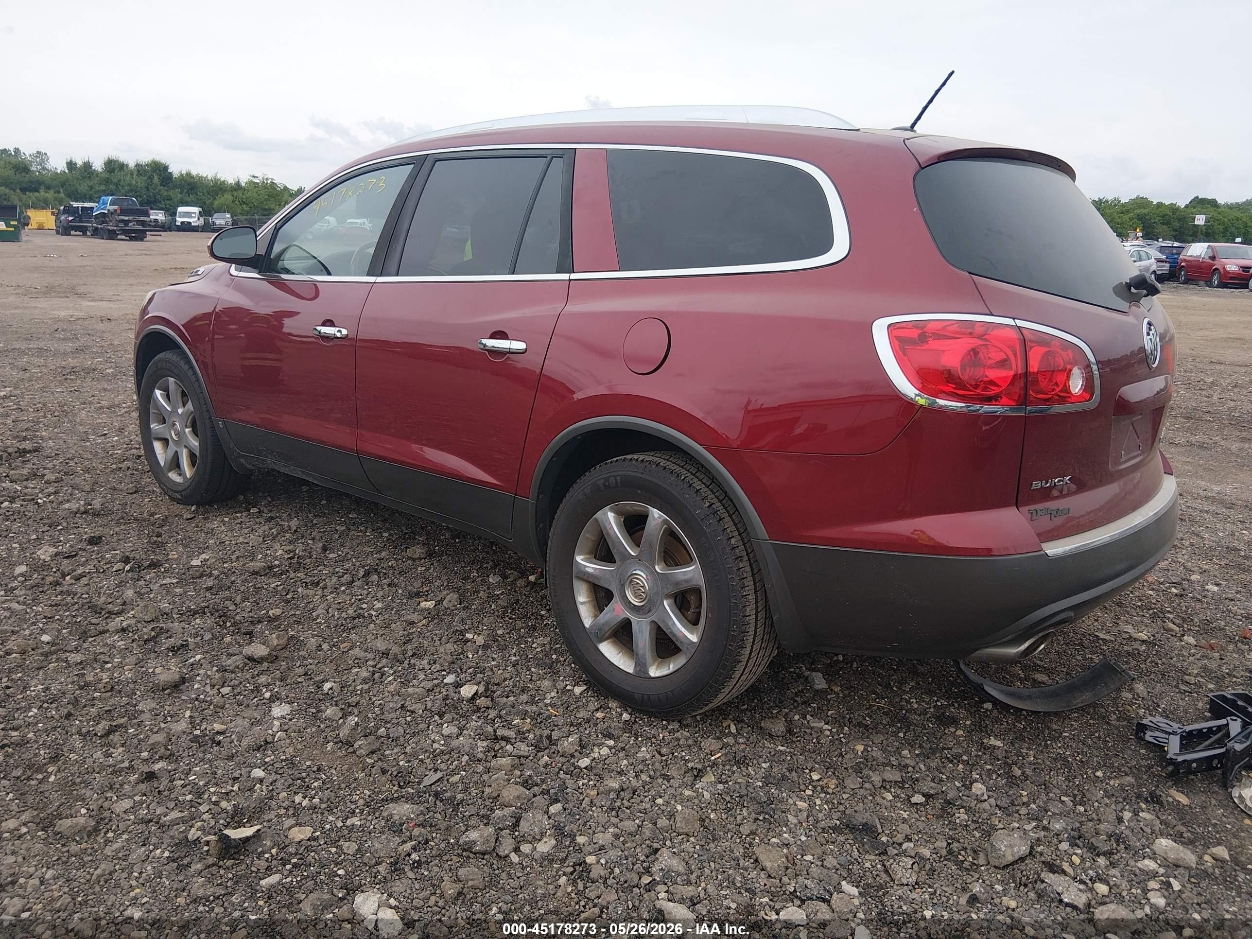 2008 Buick Enclave Cxl Красный vin: 5GAER23798J261148