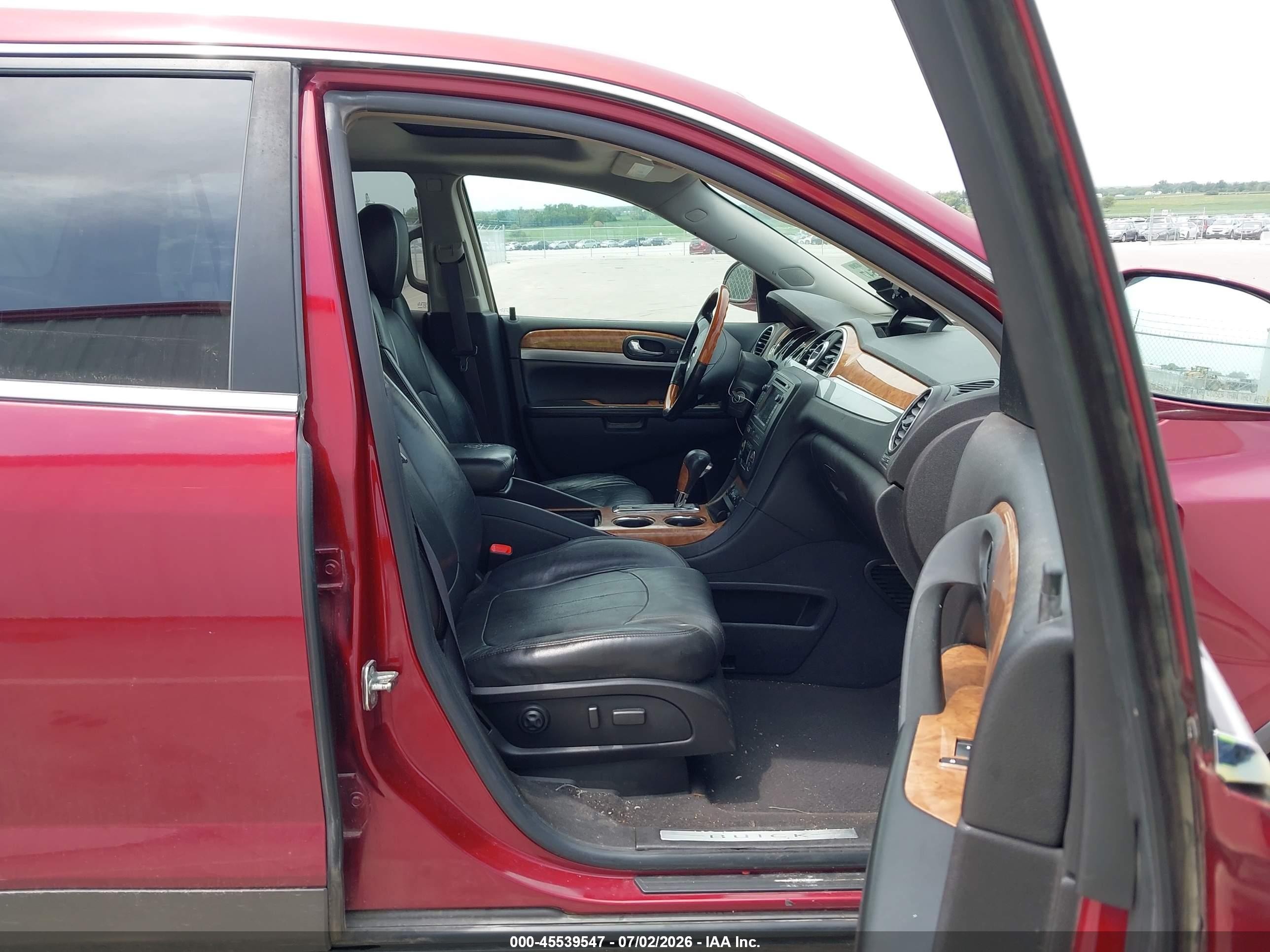 2008 Buick Enclave Cxl Maroon vin: 5GAER23798J263675
