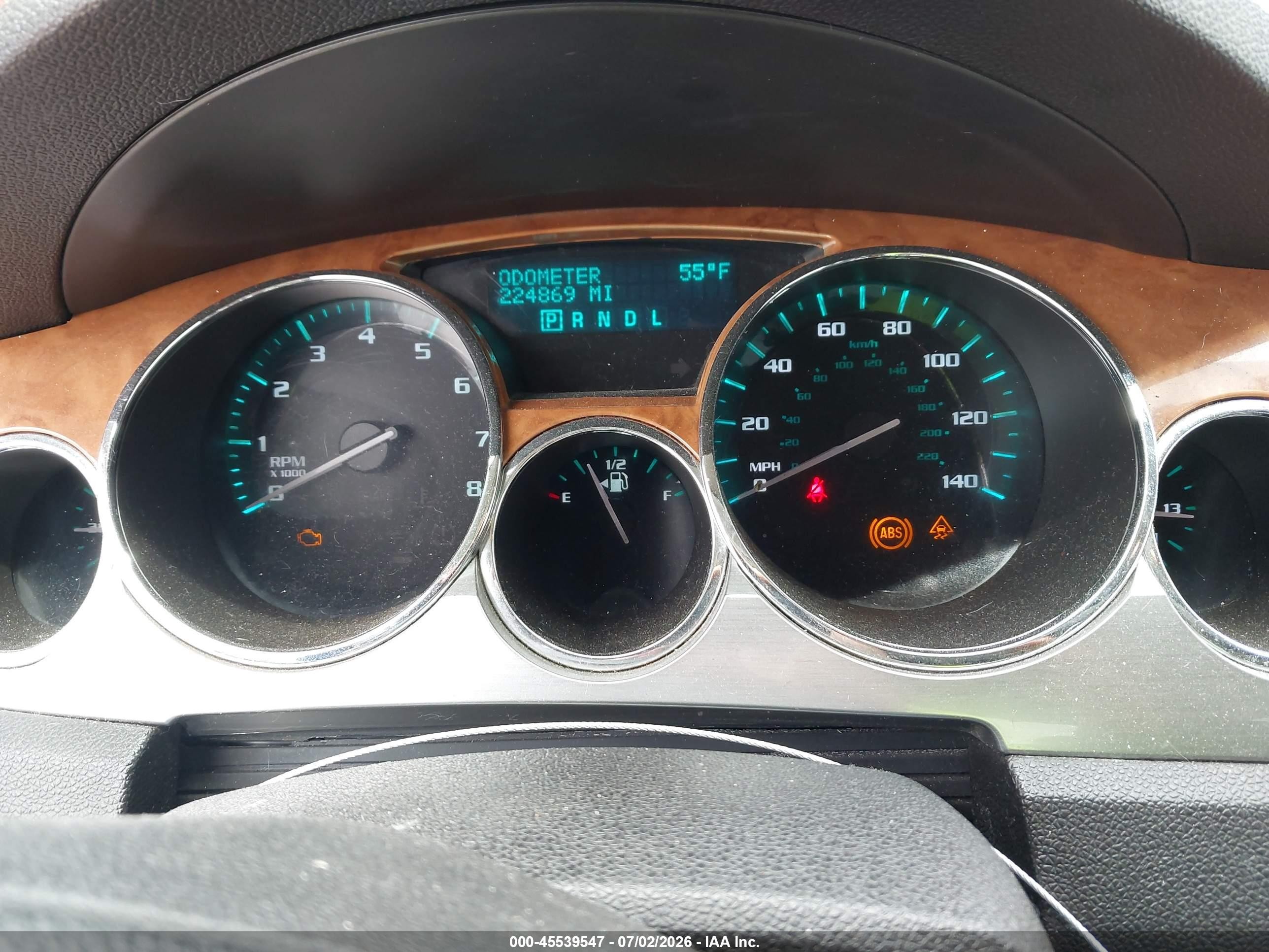 2008 Buick Enclave Cxl Maroon vin: 5GAER23798J263675