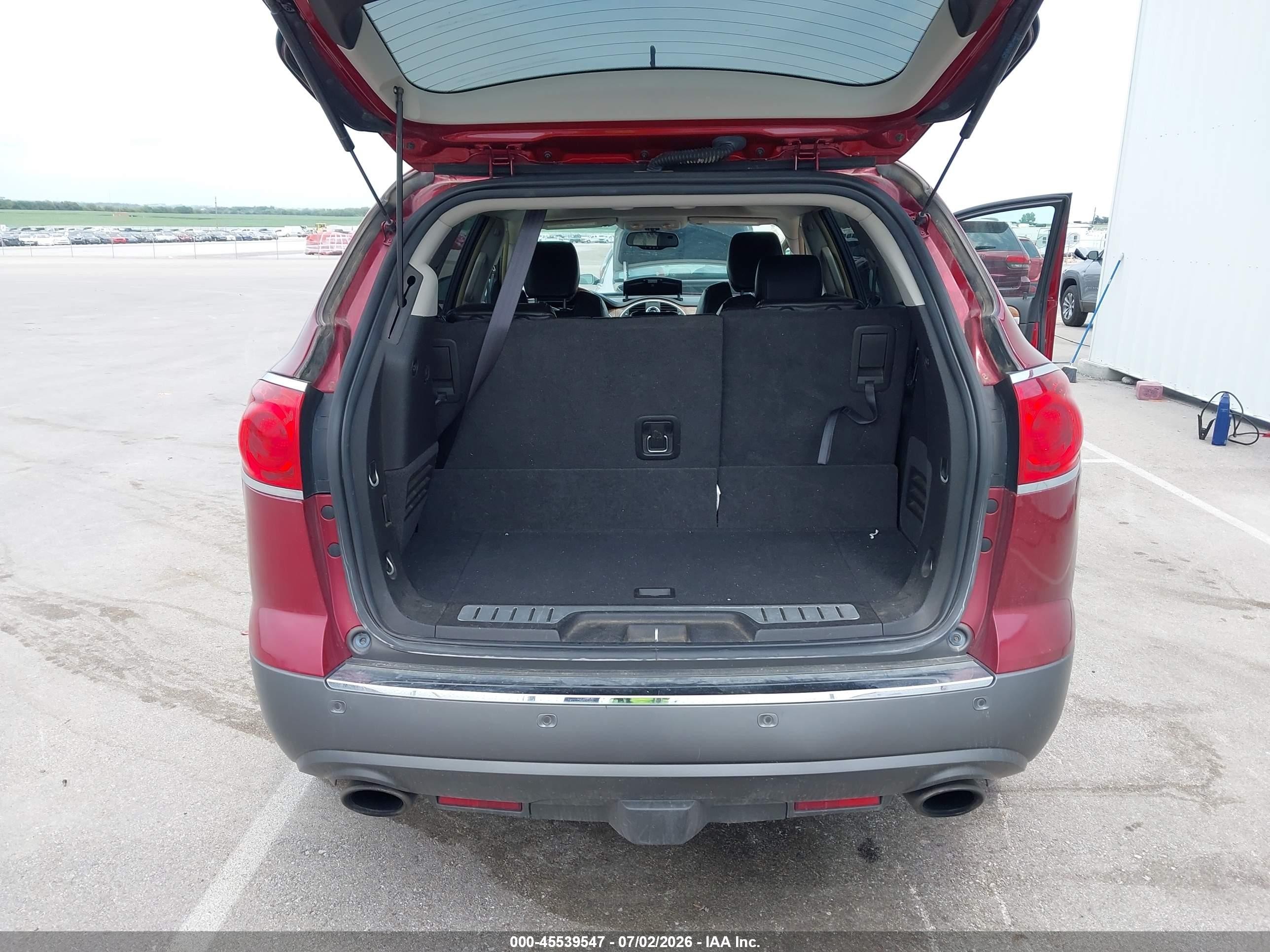 2008 Buick Enclave Cxl Maroon vin: 5GAER23798J263675