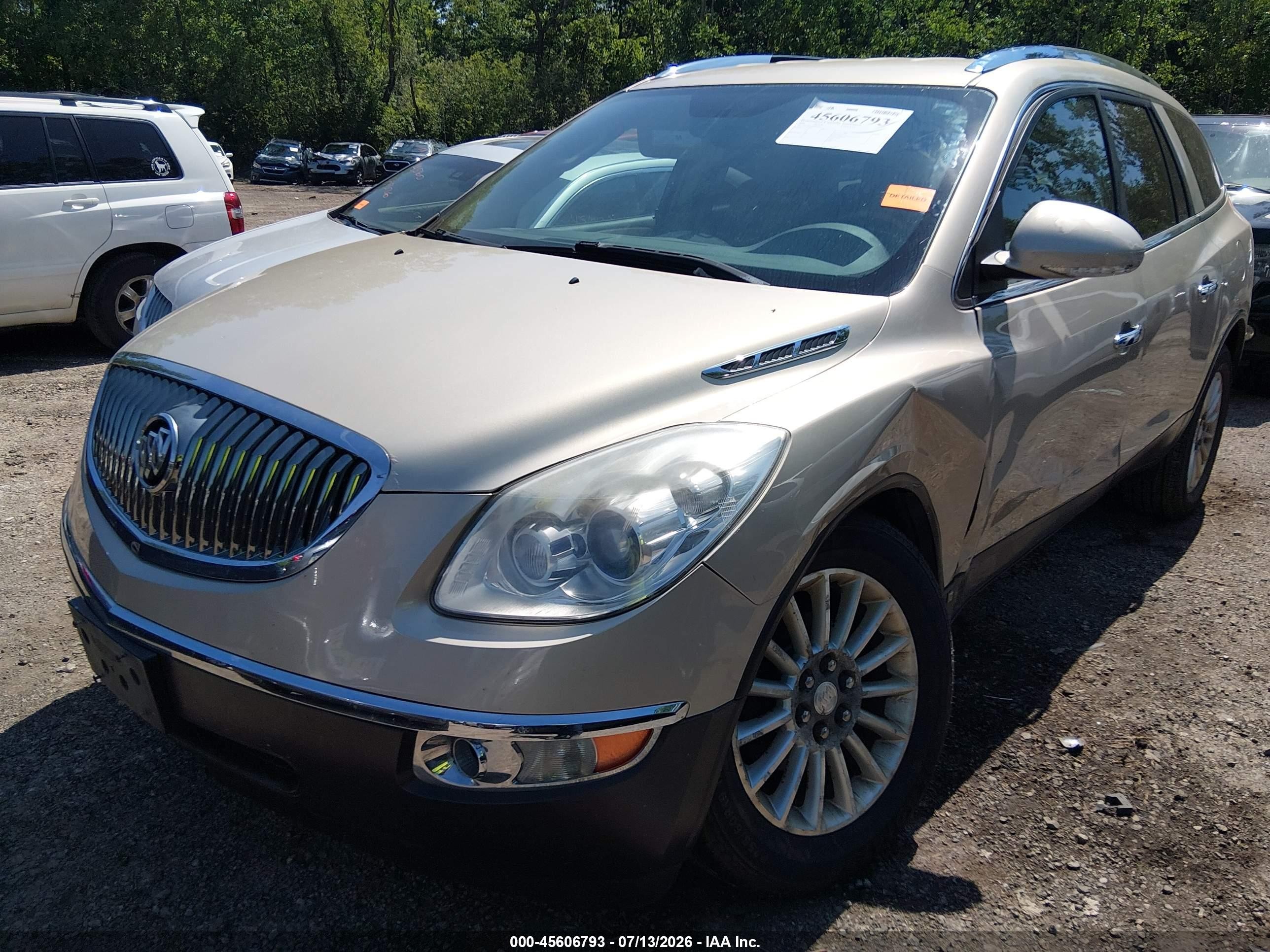 2008 Buick Enclave Cxl Silver vin: 5GAER23798J292321