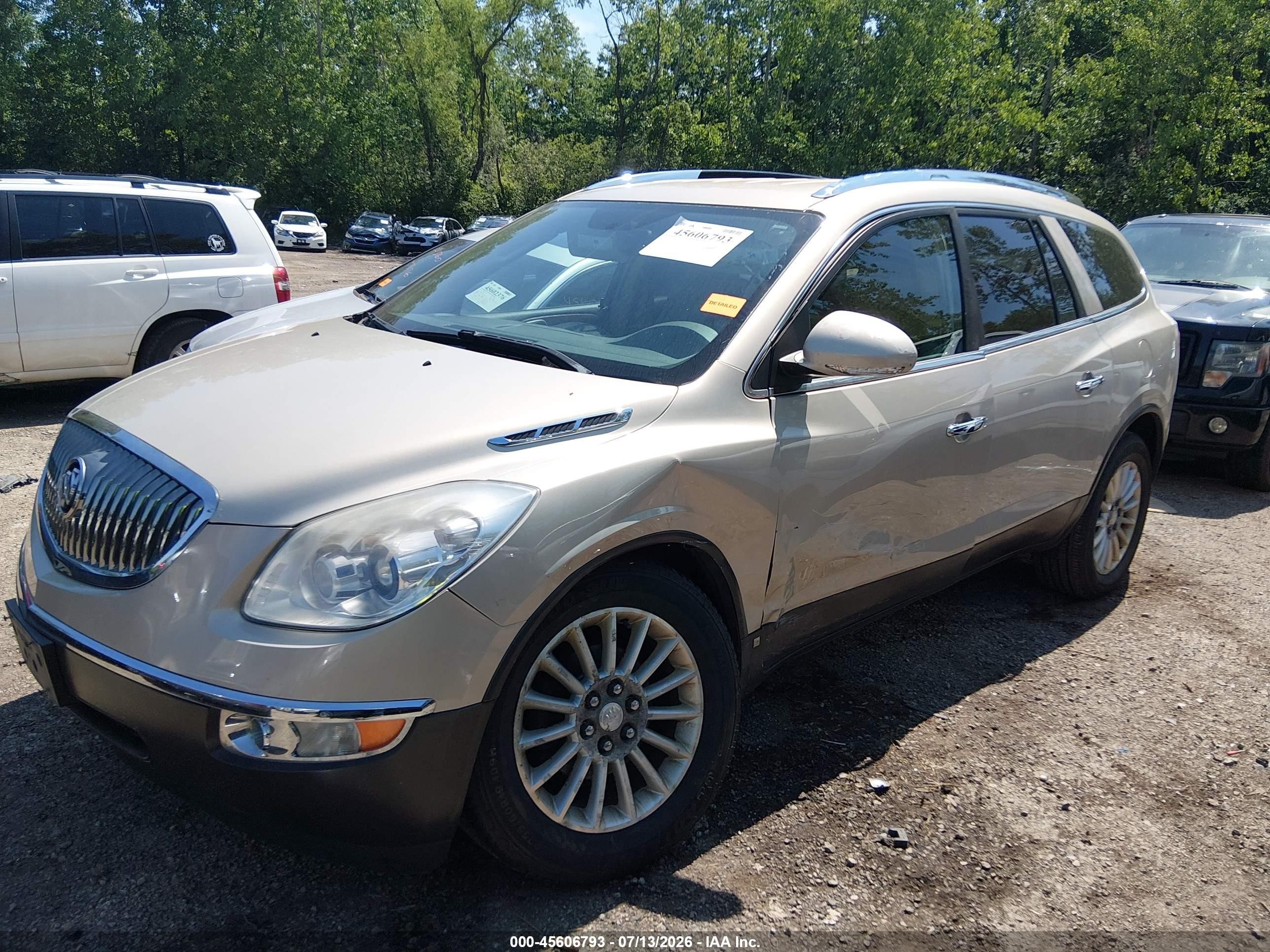 2008 Buick Enclave Cxl Silver vin: 5GAER23798J292321