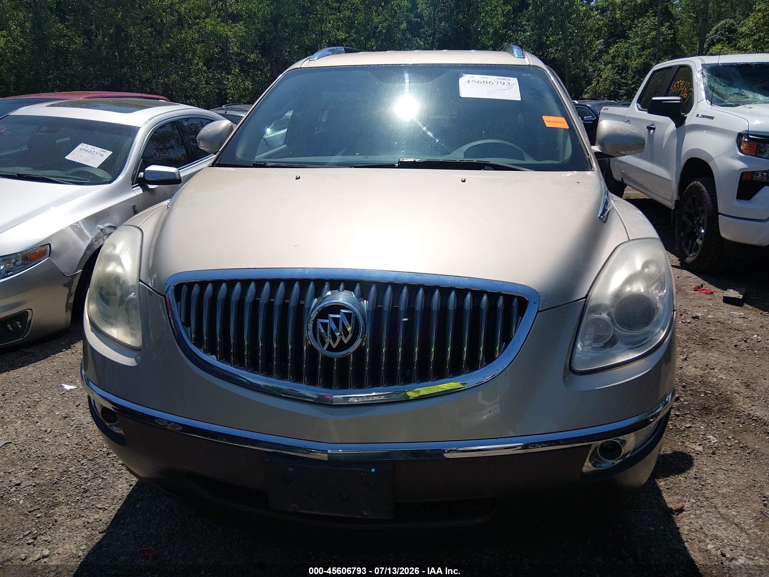 2008 Buick Enclave Cxl Silver vin: 5GAER23798J292321