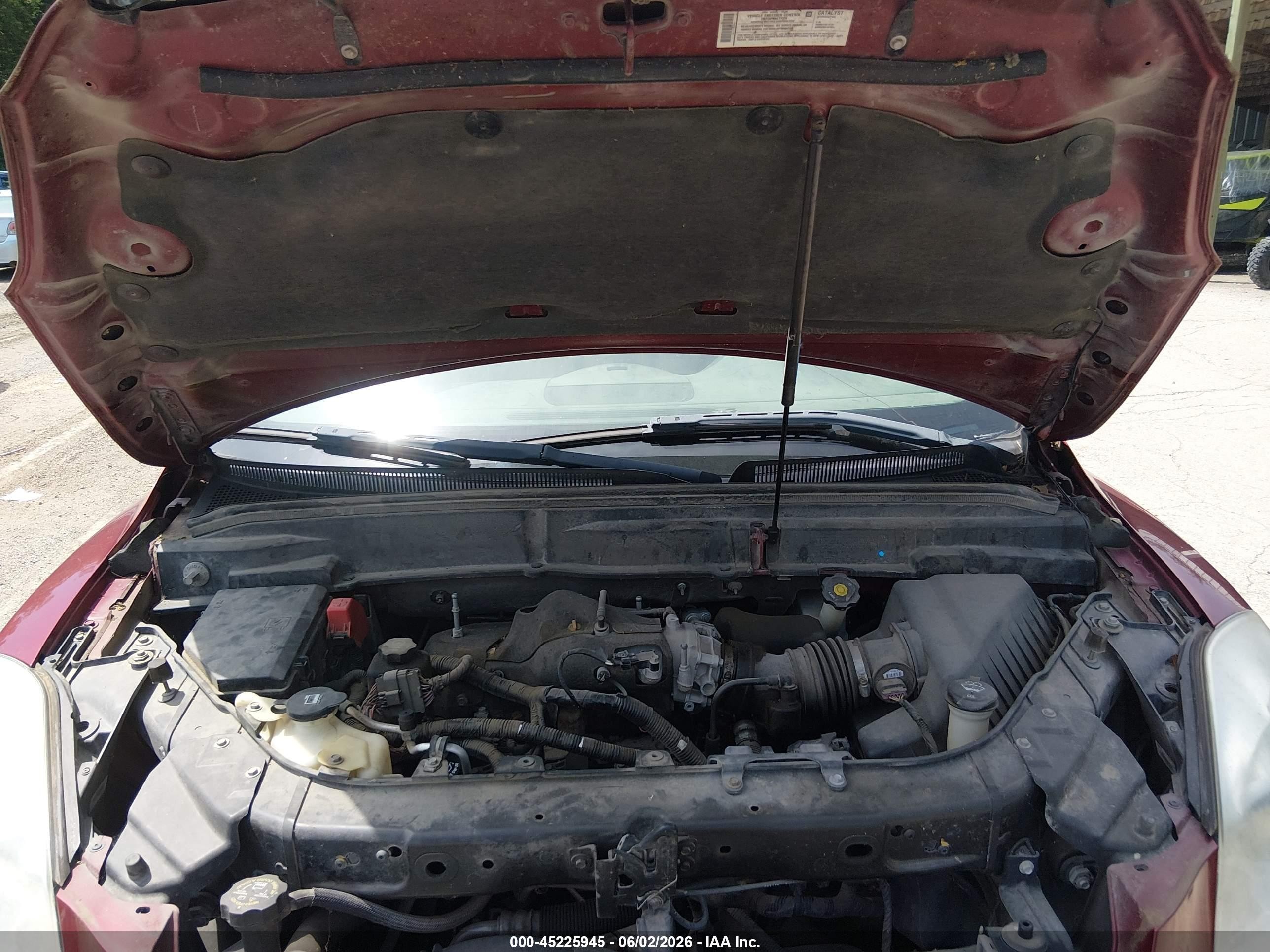 2008 Buick Enclave Cxl Red vin: 5GAER237X8J279822