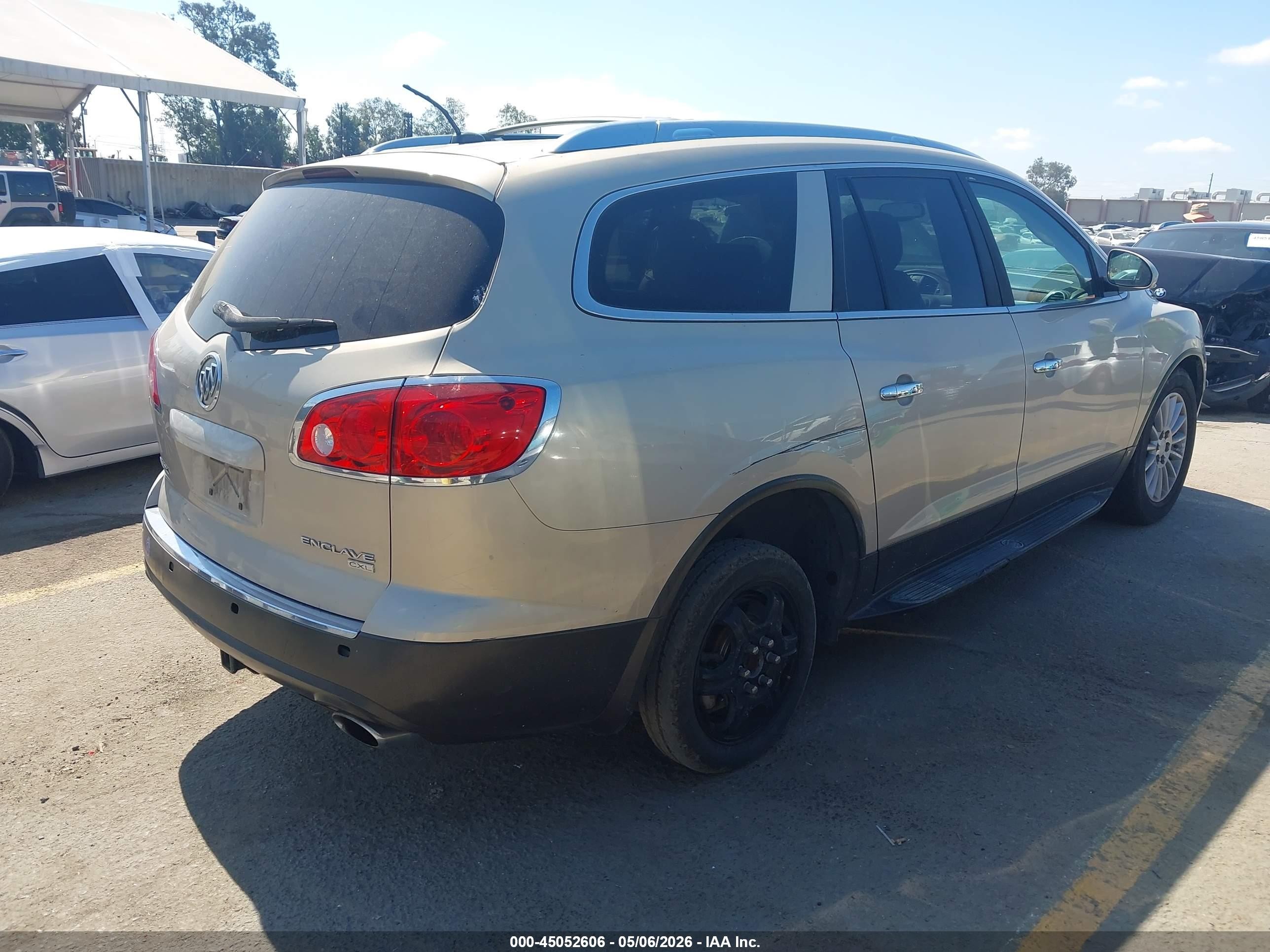 2008 Buick Enclave Cxl Champagne vin: 5GAER237X8J289654