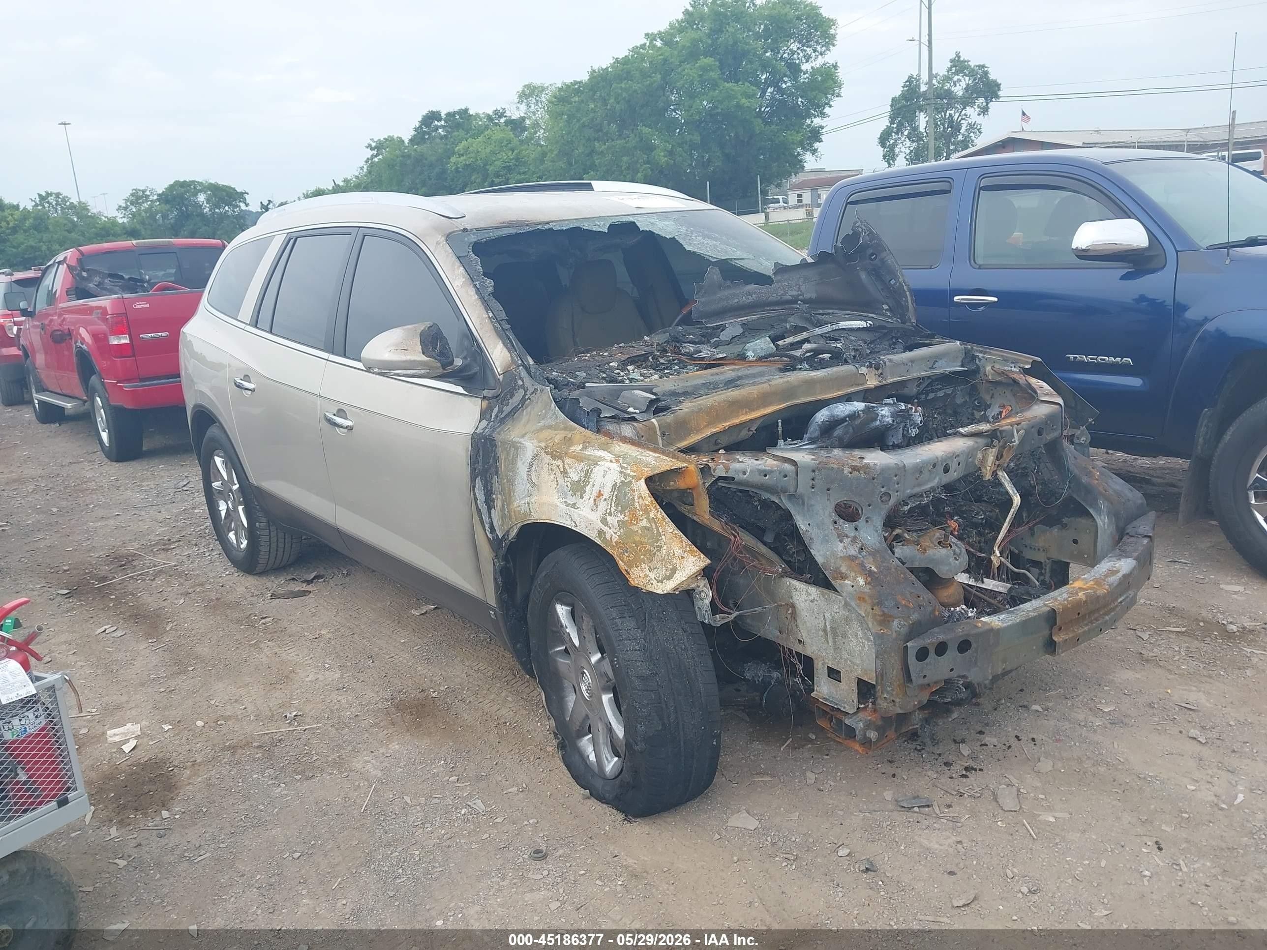 2008 Buick Enclave Cxl Gold vin: 5GAER237X8J303598