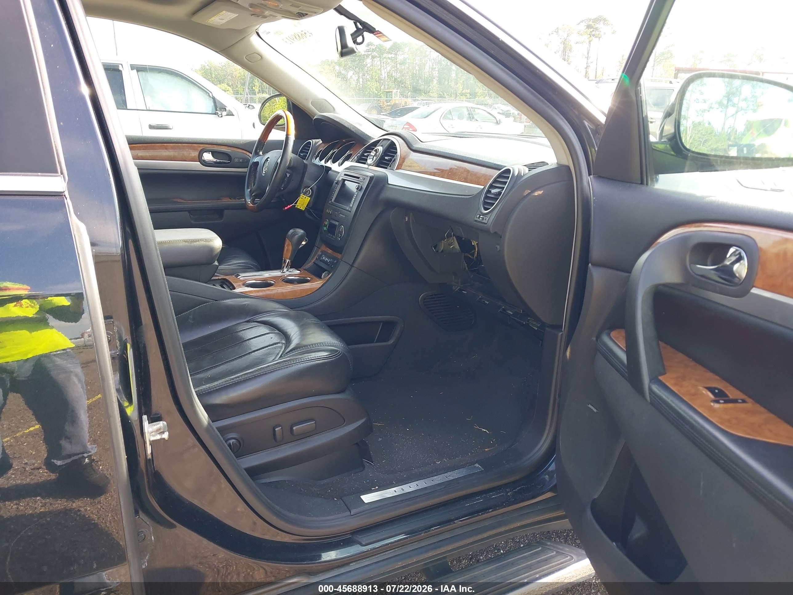 2009 Buick Enclave Cxl Черный vin: 5GAER23D091209611