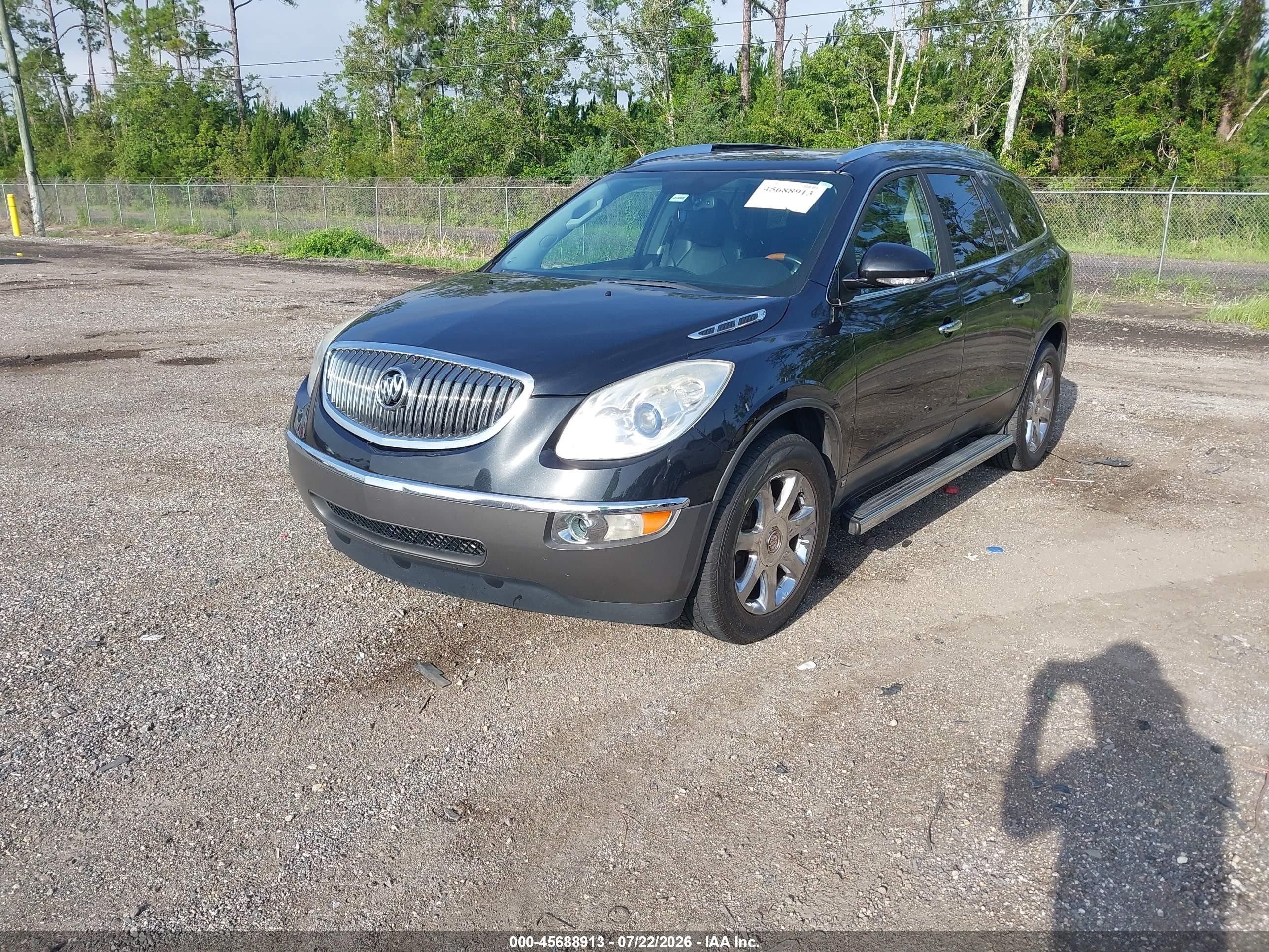 2009 Buick Enclave Cxl Черный vin: 5GAER23D091209611