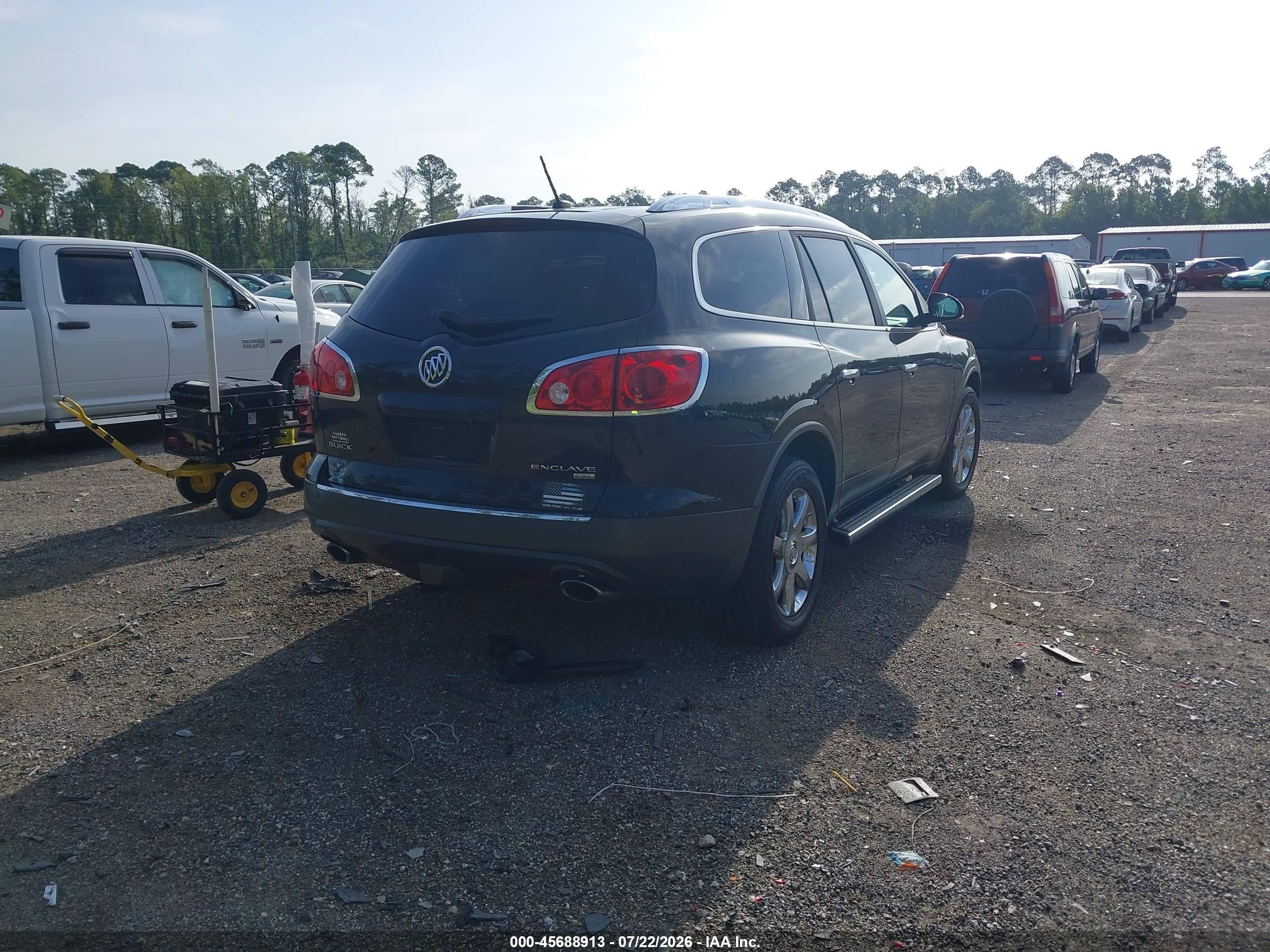 2009 Buick Enclave Cxl Черный vin: 5GAER23D091209611