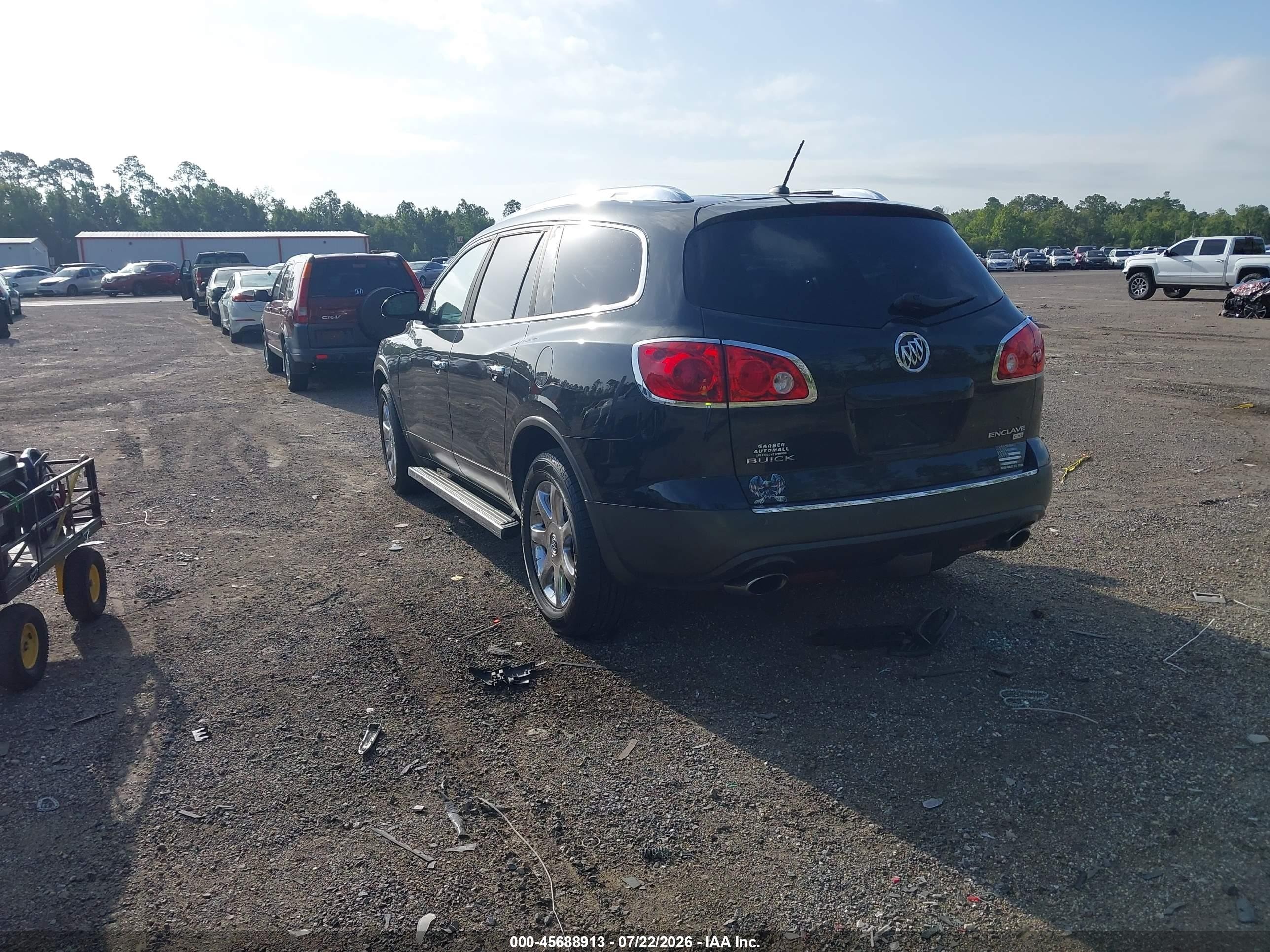 2009 Buick Enclave Cxl Черный vin: 5GAER23D091209611