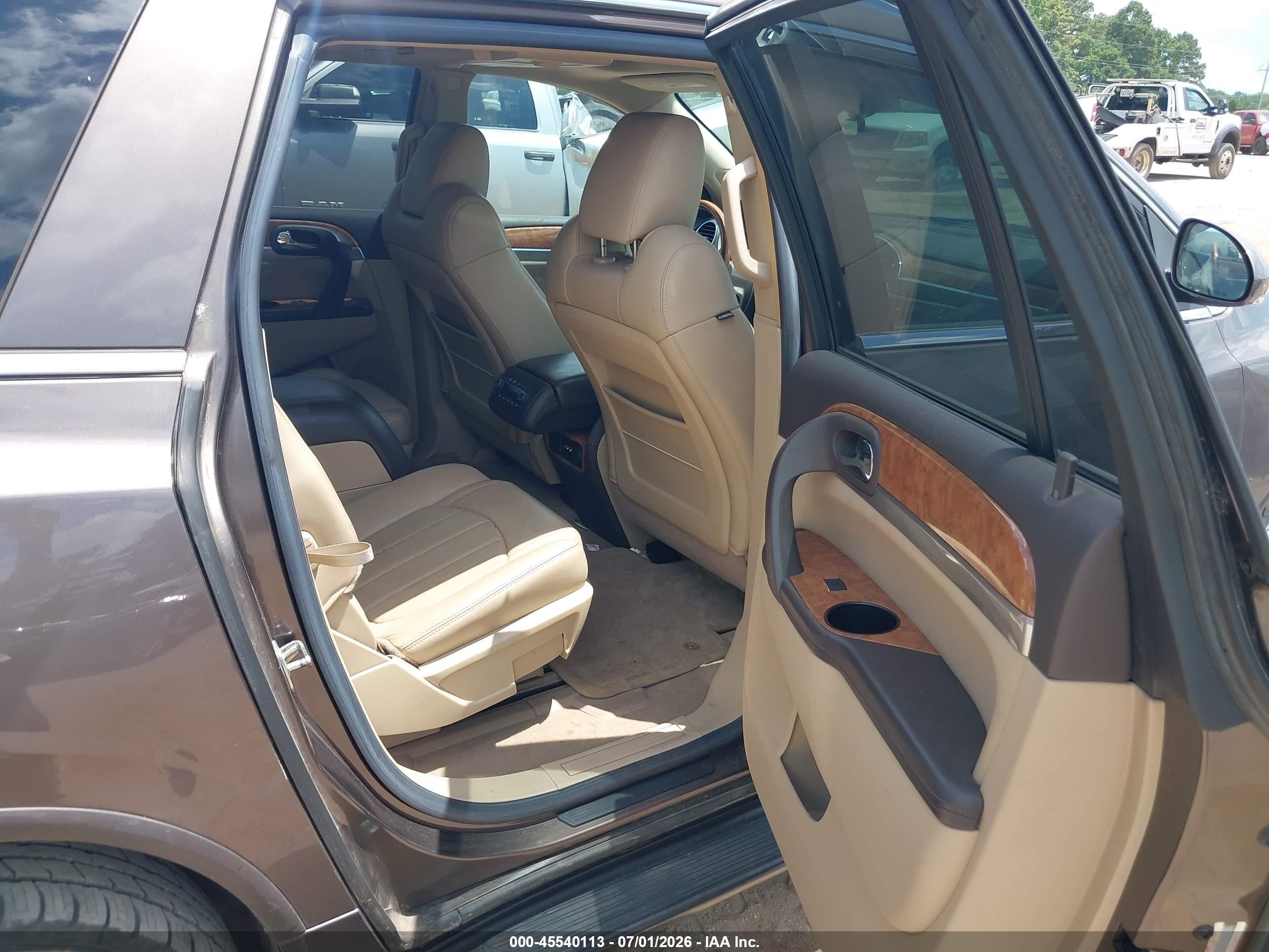 2009 Buick Enclave Cxl Brown vin: 5GAER23D09J125241